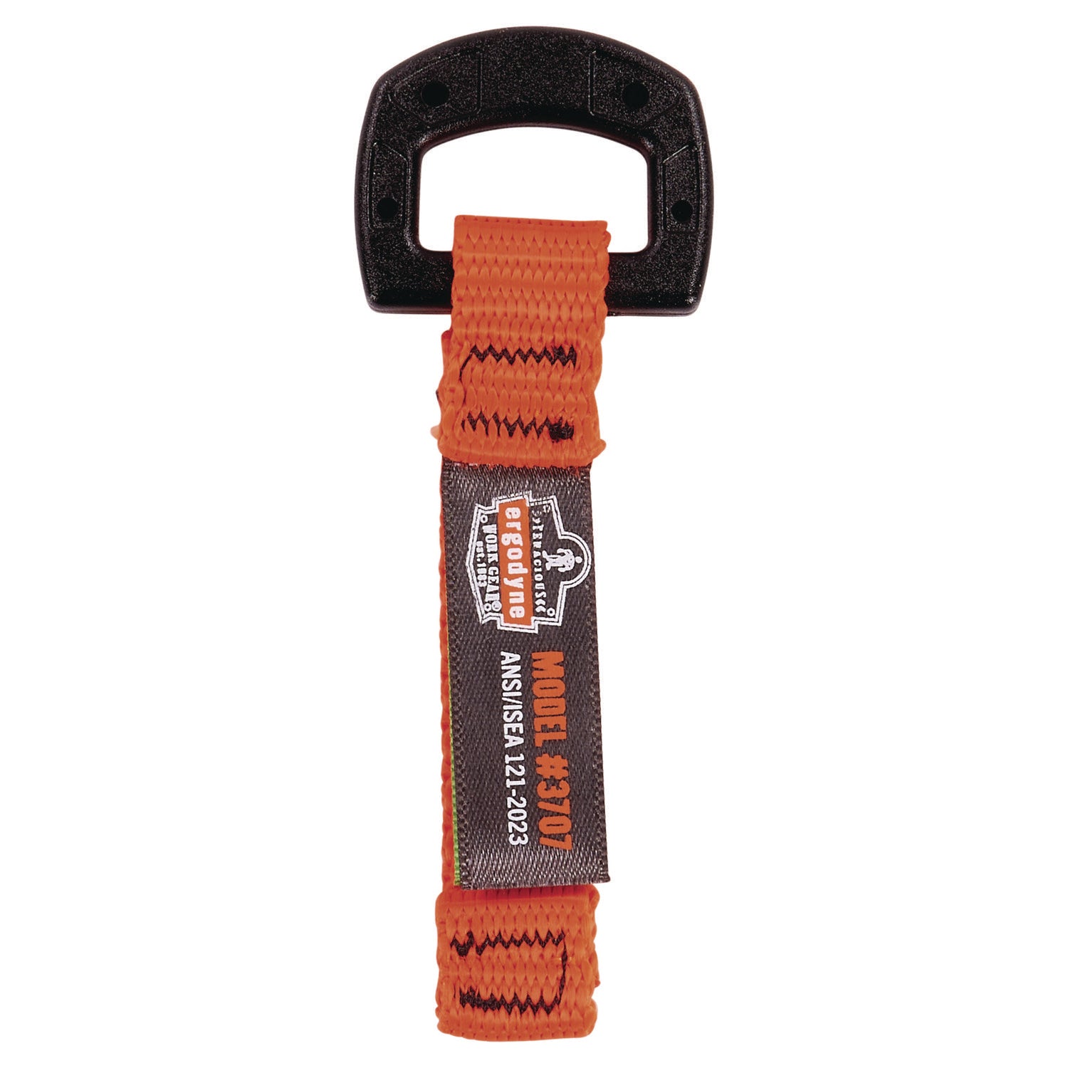 Squids 3707 Web Tool Tether Attachment w/ Non-Conductive D-Ring Tool Tails, 2 lb Max Working Capacity, 3.5", Orange, 6/Pack ergodyne® Flipcost