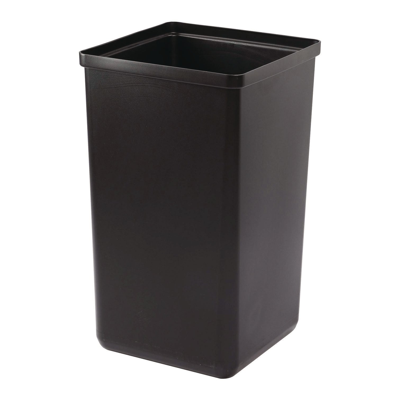 29 Gallon Trash/Recycling Cans, Steel, Green Recycling Can with Square Lid, Black Trash Can with Square Lid Alpine Industries Flipcost