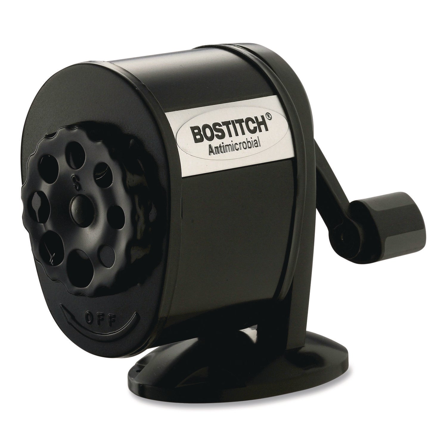 Bostitch® Manual Pencil Sharpener, 2.68 x 4.33 x 5.43, Black, 12/Carton