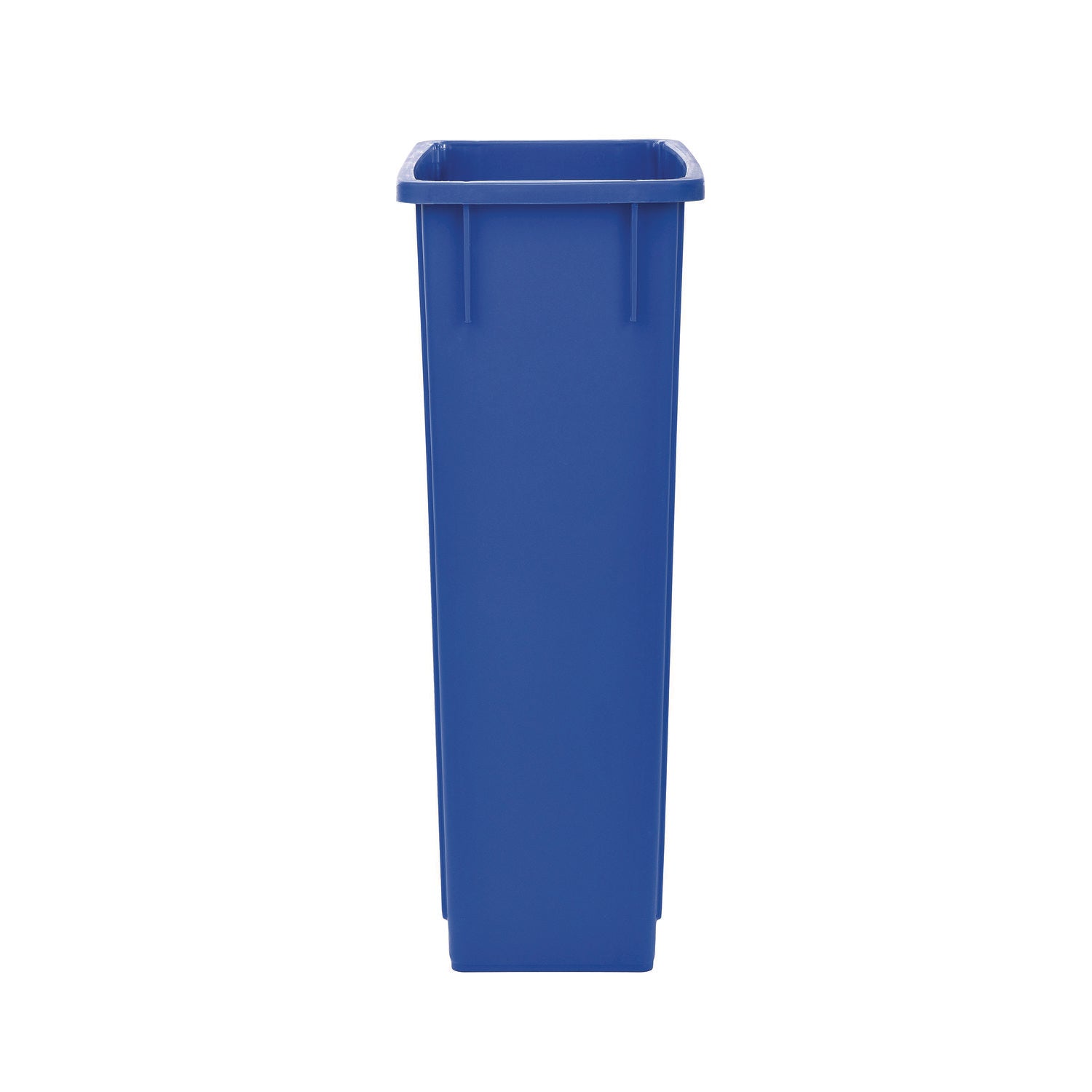 Slim 23 Gallon Recycling Bin, Plastic, Blue Alpine Industries Flipcost