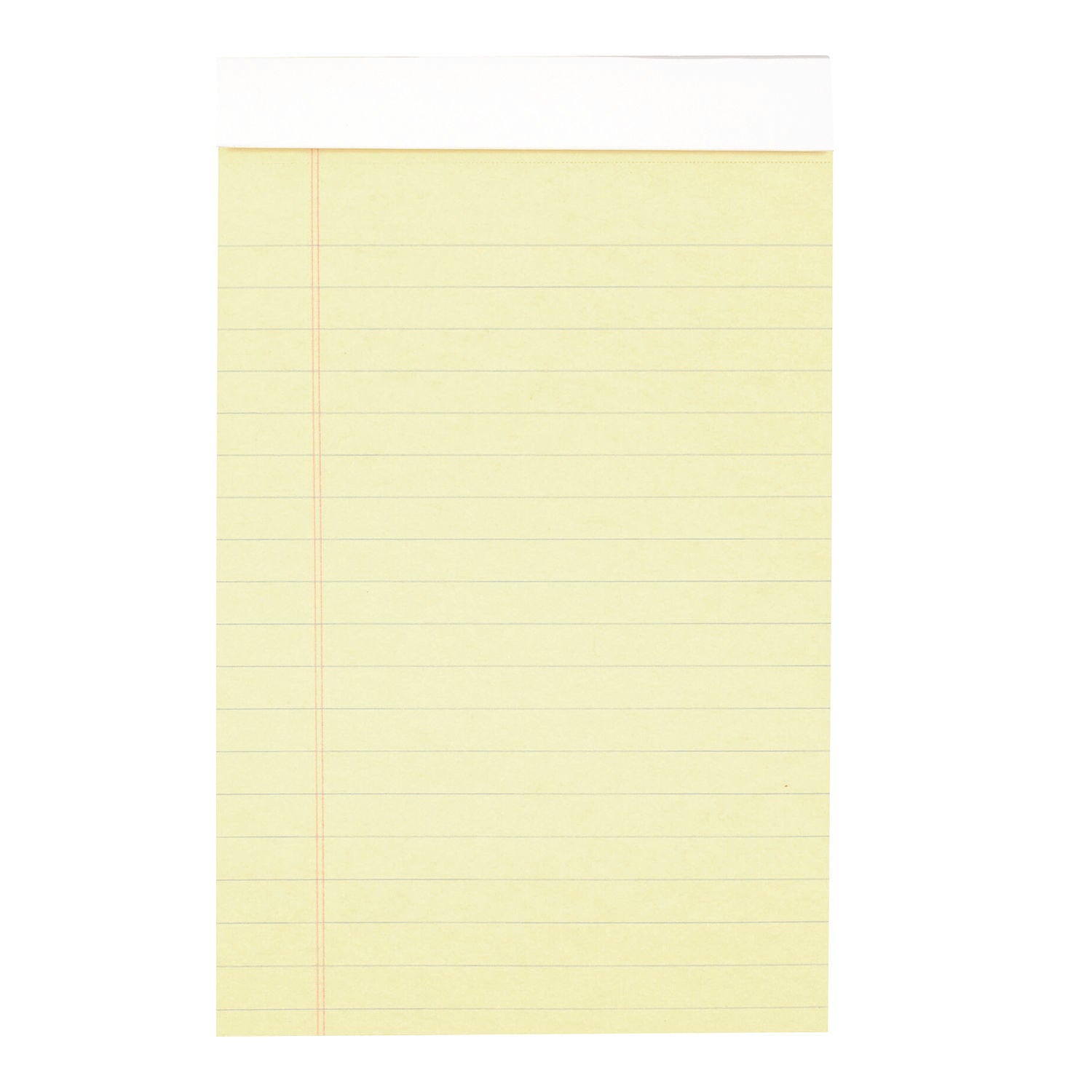 Cambridge® Notepad, Wide/Legal Rule, Black Cover, 70 Yellow 5 x 8 Sheets, 2/Pack