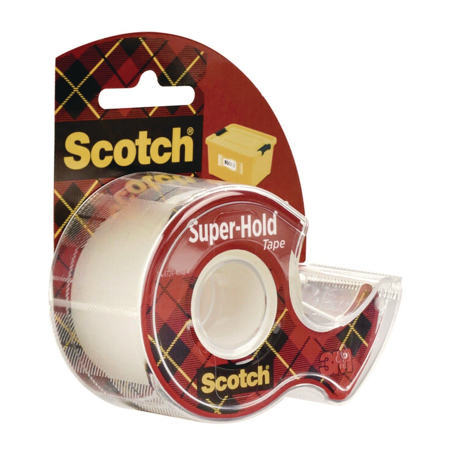 Scotch® Super-Hold Wide Invisible Tape, 1.5" x 18 yds, Crystal Clear