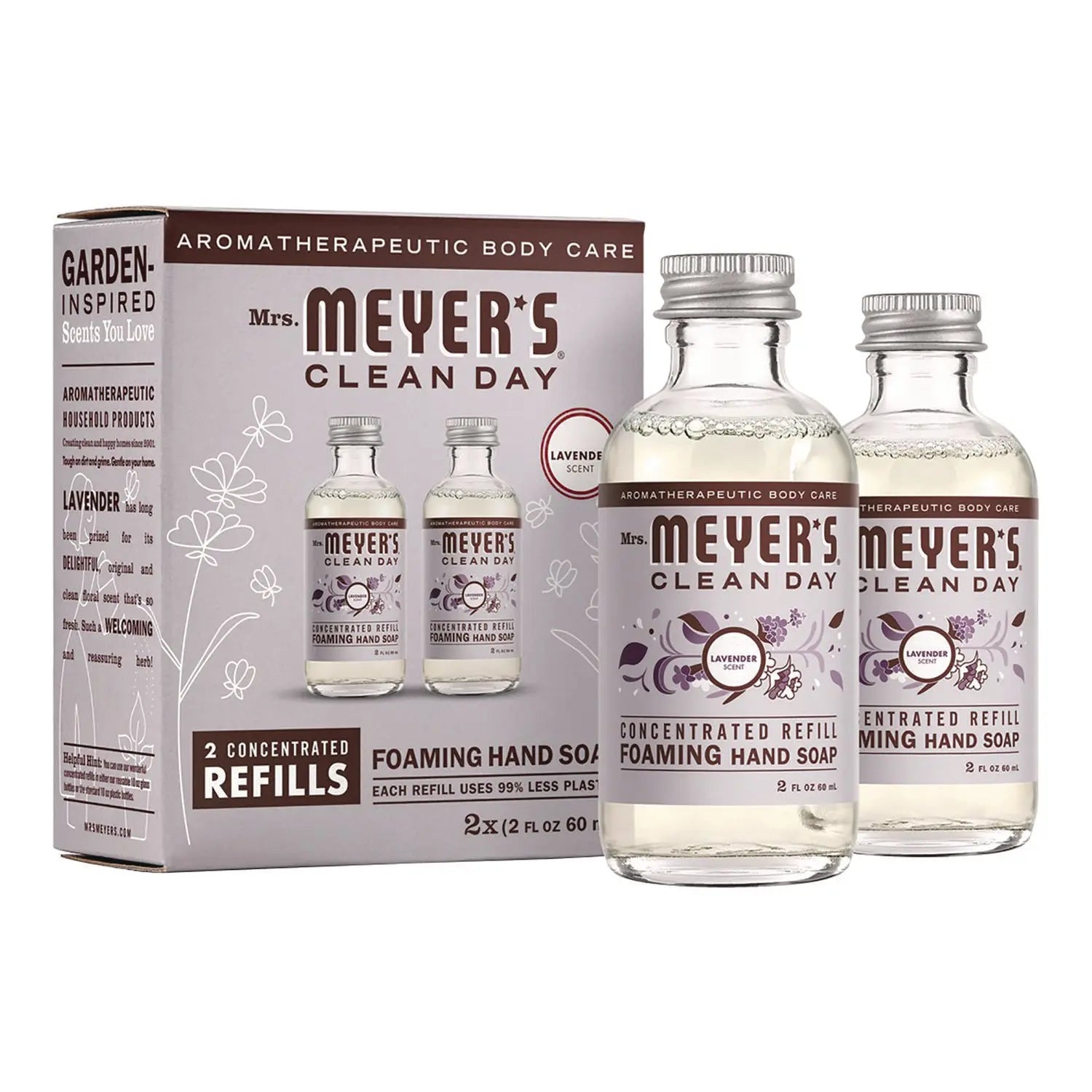 Mrs. Meyer's® Clean Day Concentrated Foaming Hand Soap Dispenser Refill, Lavender, 2 oz Bottle, 2/Pack Mrs. Meyer's® Flipcost