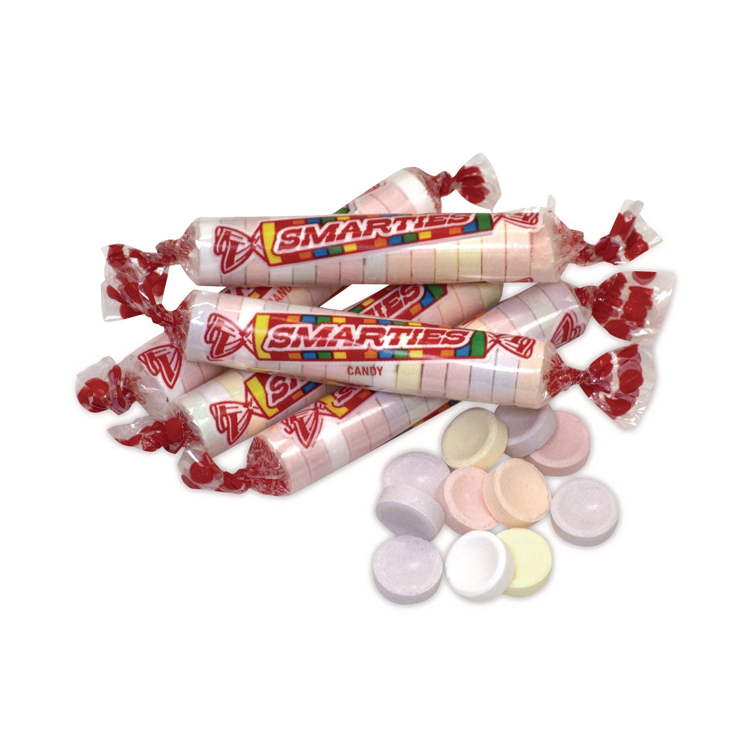 Nestlé® Smarties Candy Rolls, Original/Tropical/X-Treme Sour Flavor Assortment, 3 lb Bag