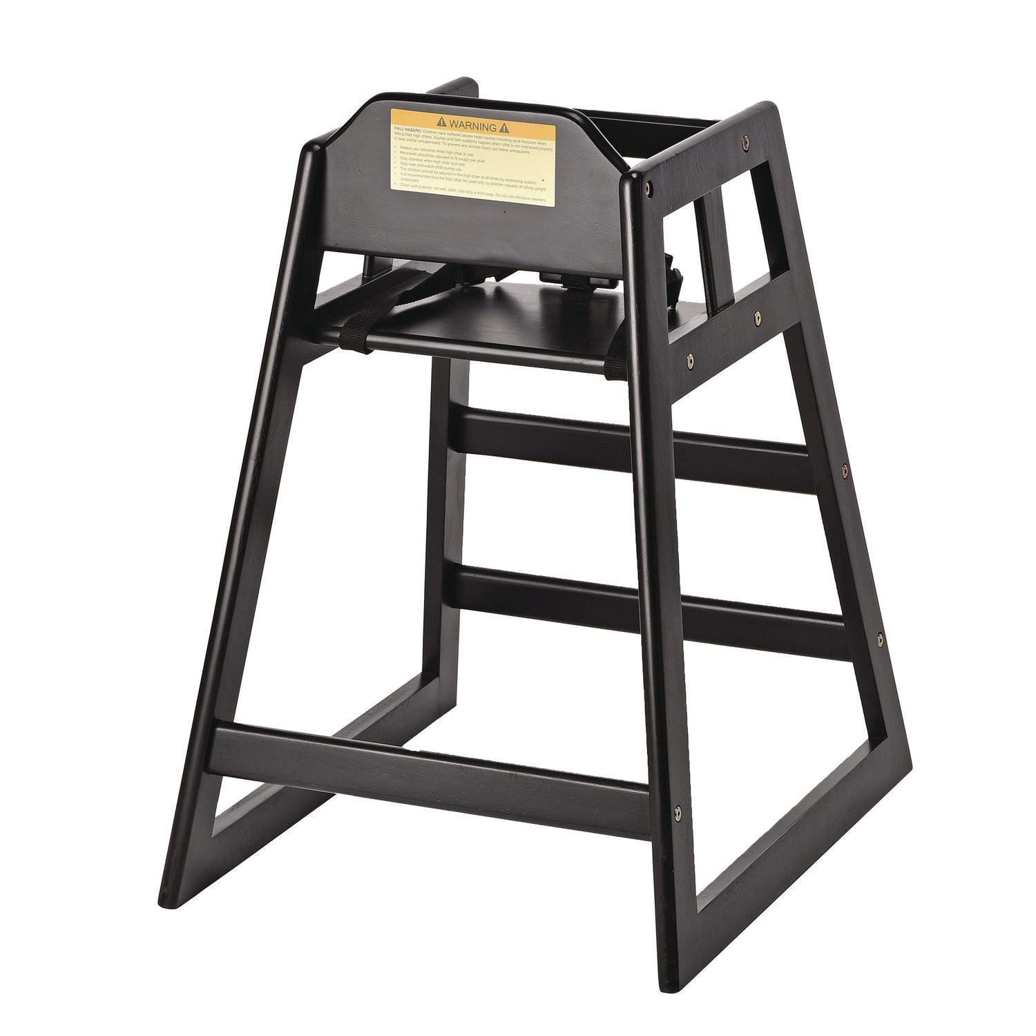 Wooden Stackable High Chair, Supports Up to 50 lb, 29.02" h, Espresso Alpine Industries Flipcost