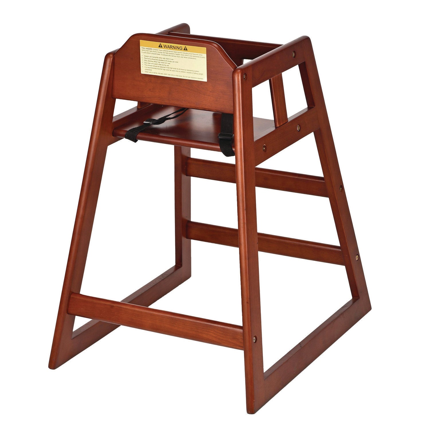 Wooden Stackable High Chair, Supports Up to 50 lb, 29.02" h, Mahogany Alpine Industries Flipcost