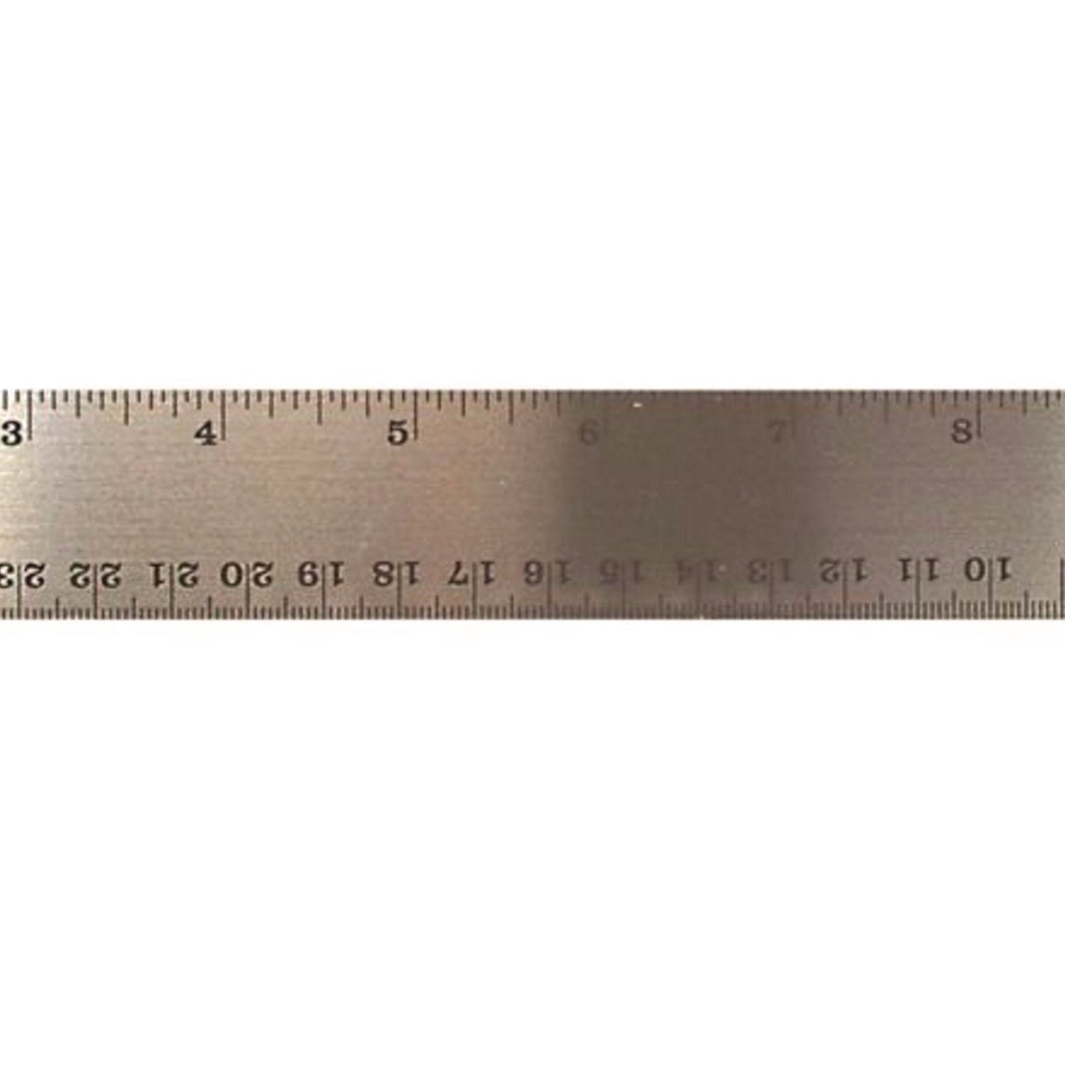 Stainless Steel Ruler, Standard/Metric, 12" Long, Silver, 72/Carton TPG Creations™ Flipcost