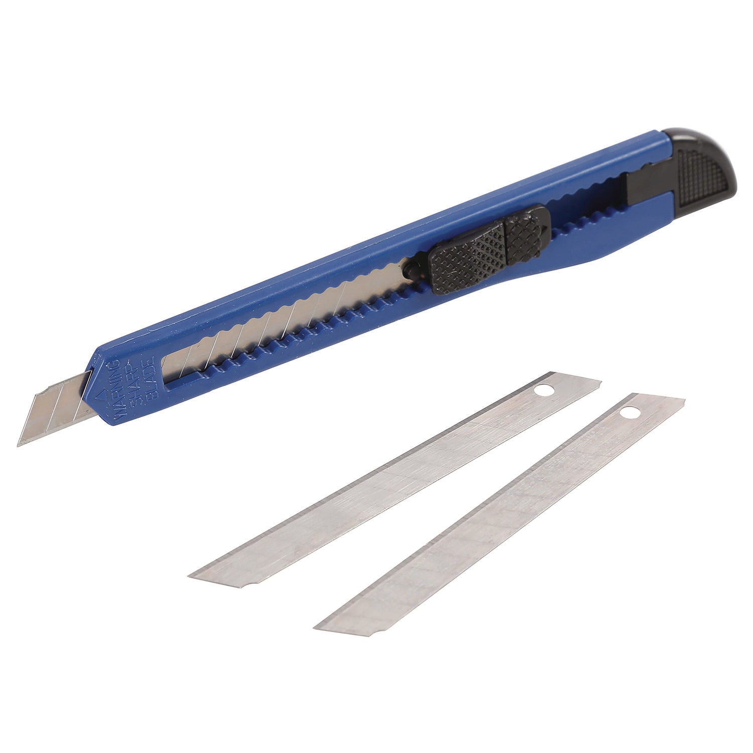 Great Neck® Snap-Off Utility Knife, 9 mm Blade, 5" Plastic Handle, Blue