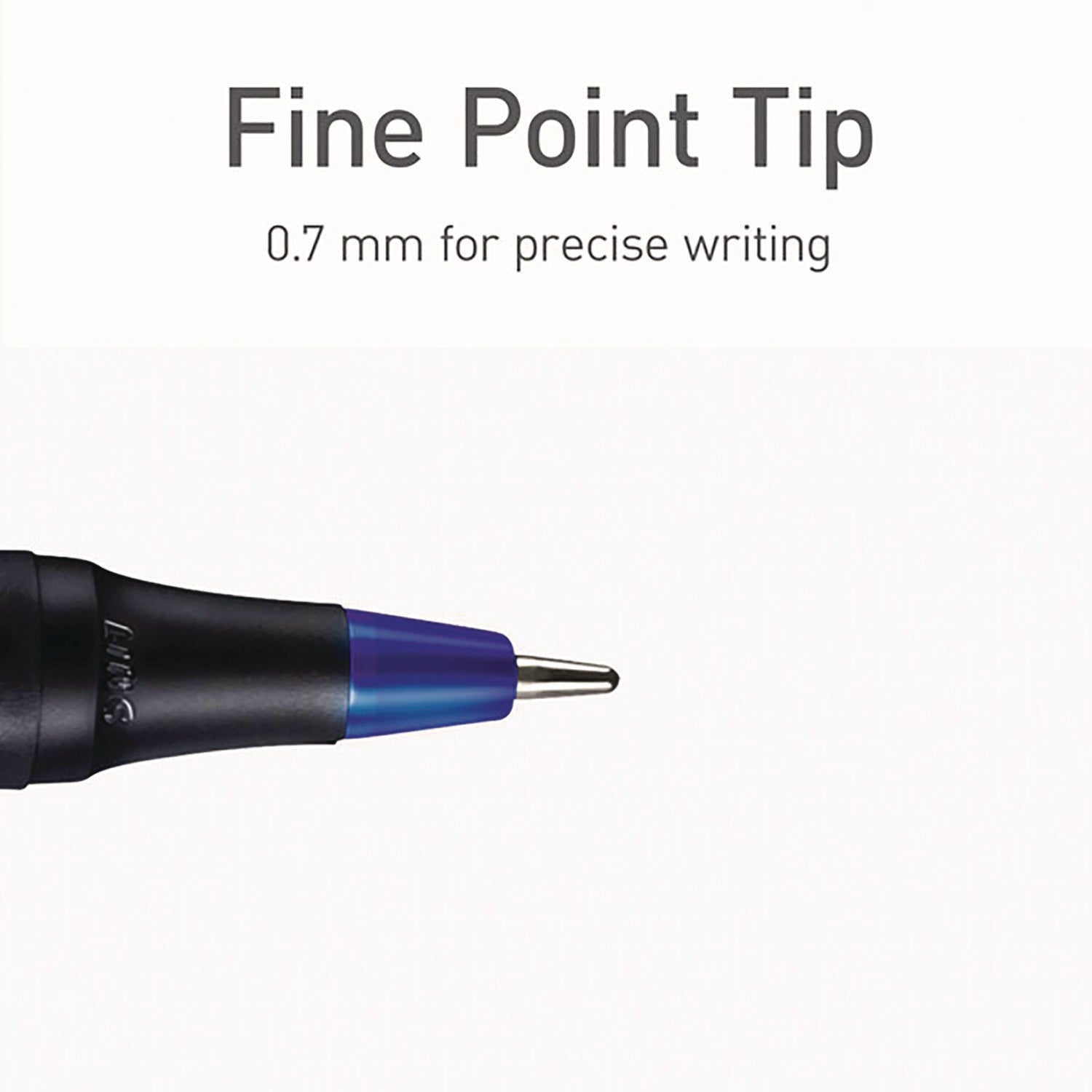 PENTONIC Fine Point Ballpoint Pens, 0.7 mm, Assorted Ink Colors, Black Barrel, 25/Pack TOPS™ Flipcost