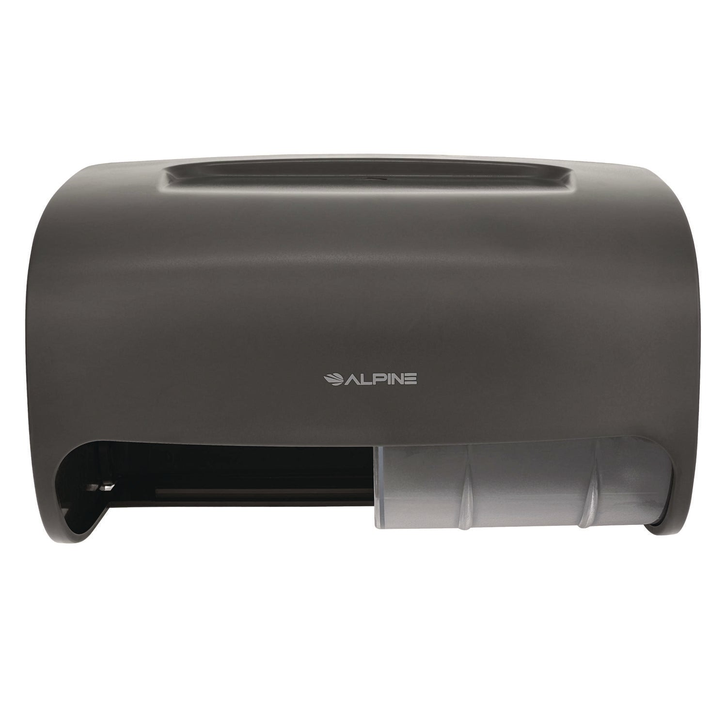 Side-by-Side Double Roll Toilet Tissue Dispenser, 6.3 x 6.3 x 10.3, Gray Alpine Industries Flipcost