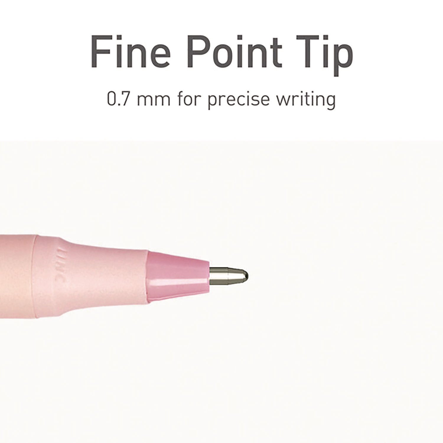 PENTONIC Frost Pen, Stick, Fine 0.7 mm, Red Ink, Pale Pink Barrel, 10/Pack TOPS™ Flipcost