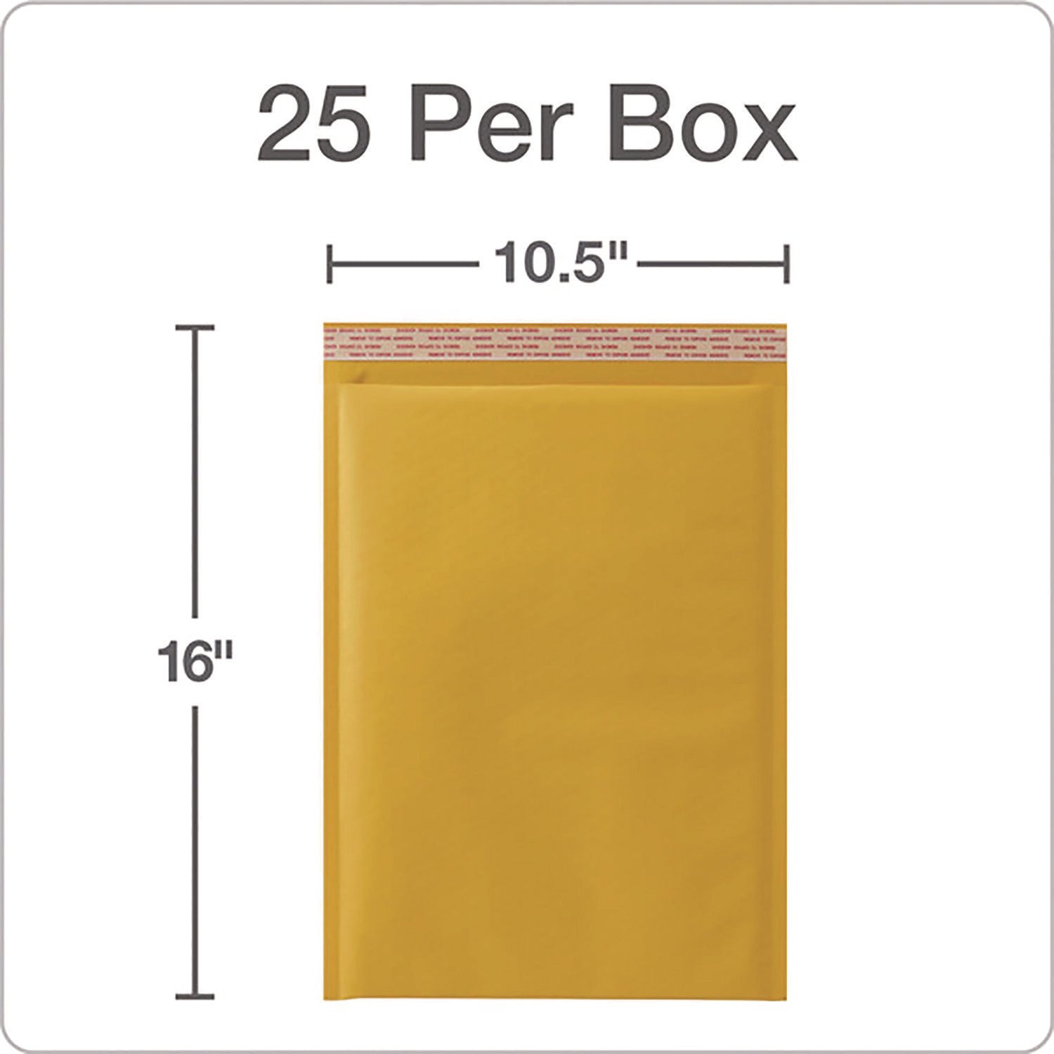 Kraft Bubble Mailers, Barrier Bubble Cushion, Redi-Seal Adhesive Closure, 10.5 x 15, Brown Kraft, 25/Pack Quality Park™ Flipcost