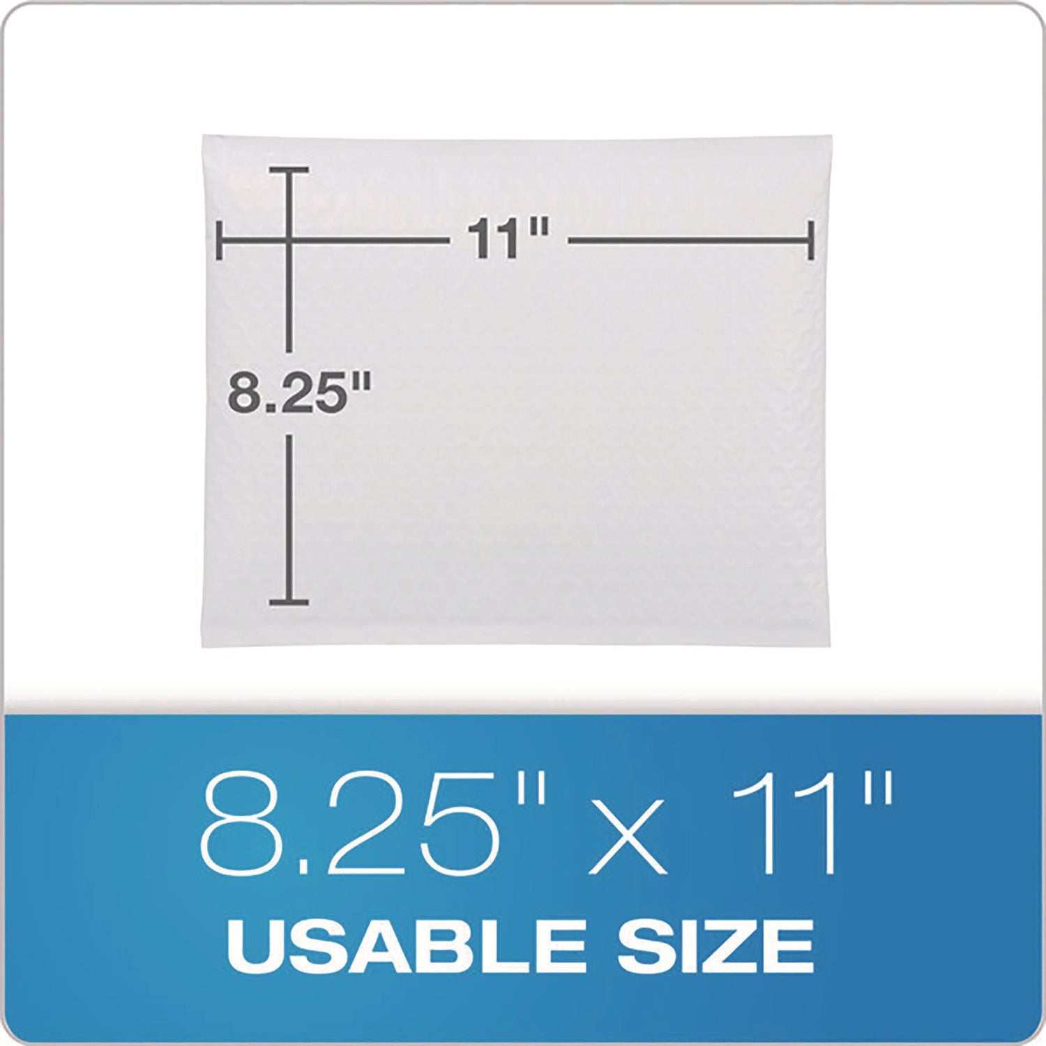 Poly Bubble Mailers, #2, Barrier Bubble Cushion, Redi-Seal Adhesive Closure, 8.25 x 11, White, 25/Pack Quality Park™ Flipcost