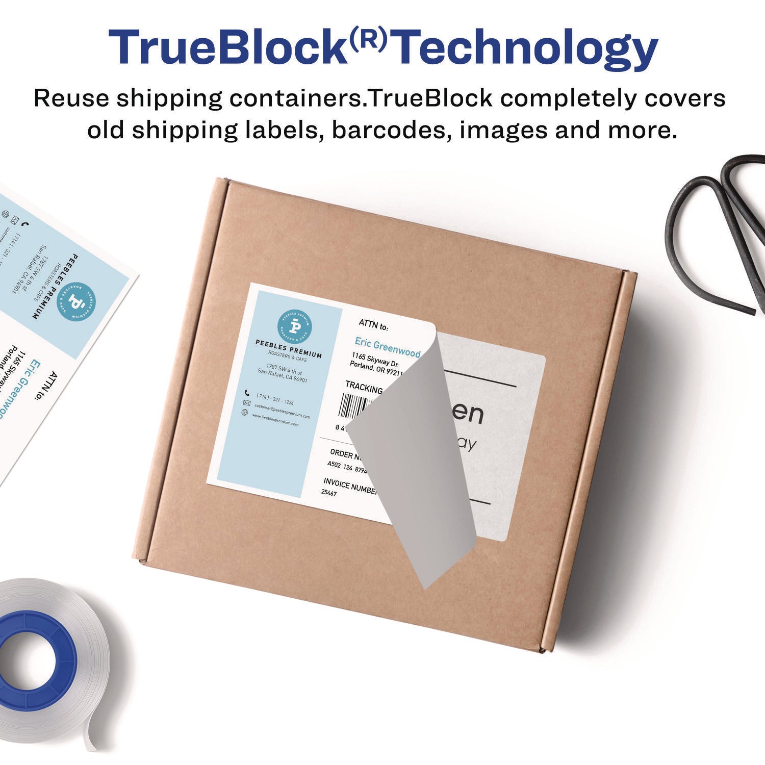 Shipping Labels with TrueBlock Technology, Inkjet/Laser Printers, 4 x 3, White, 2/Sheet, 20 Sheets/Pack Avery® Flipcost