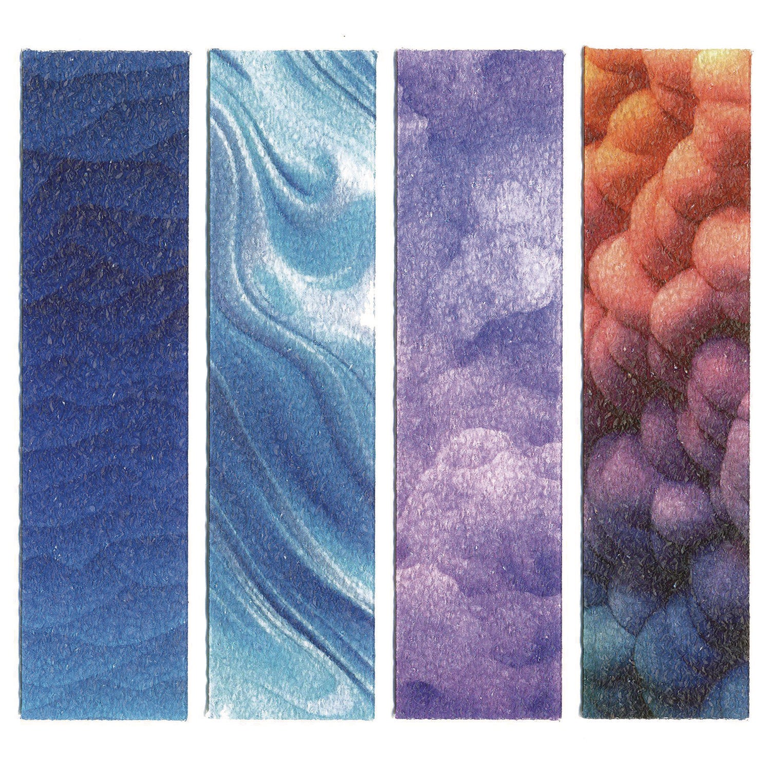 Zen Strips, Sandy Gradient, Assorted Colors, 4/Set, 36 Sets/Carton TPG Creations™ Flipcost