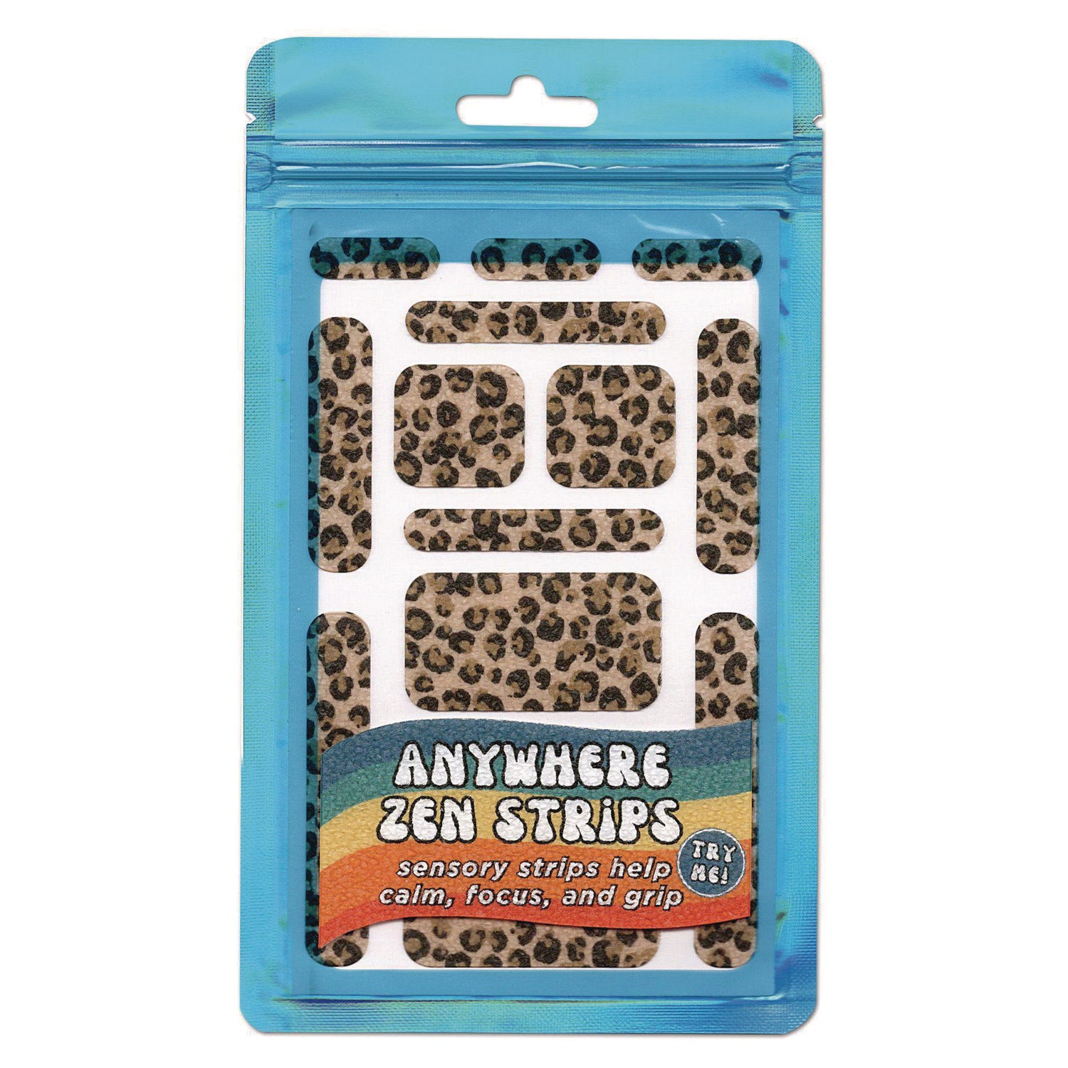 Anywhere Zen Strips, Sandy Cheetah Print, Assorted Colors, 13/Set, 24 Sets/Carton TPG Creations™ Flipcost