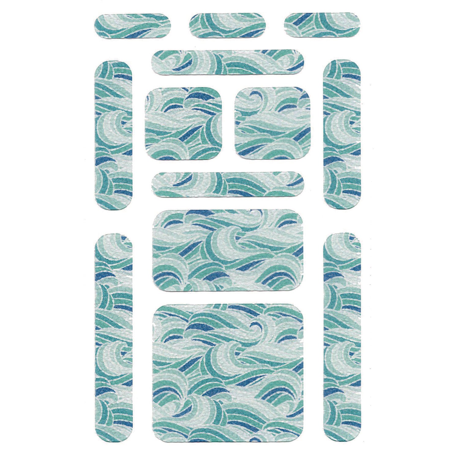 Anywhere Zen Strips, Sandy Waves, Assorted Colors, 13/Set, 24 Sets/Carton TPG Creations™ Flipcost