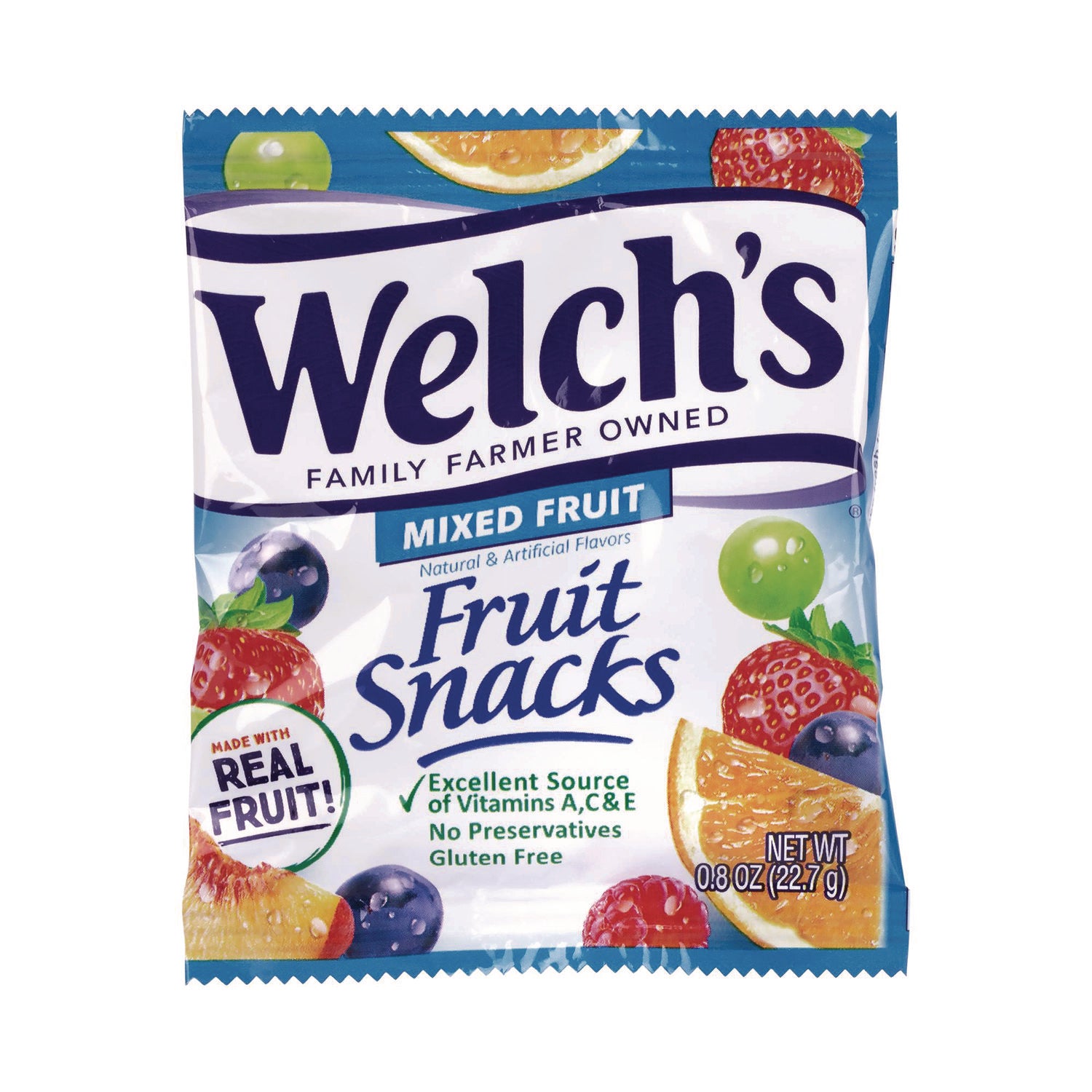 Fruit Snacks, Mixed Fruit, 0.9 oz Pouch, 40/Box Welch's® Flipcost