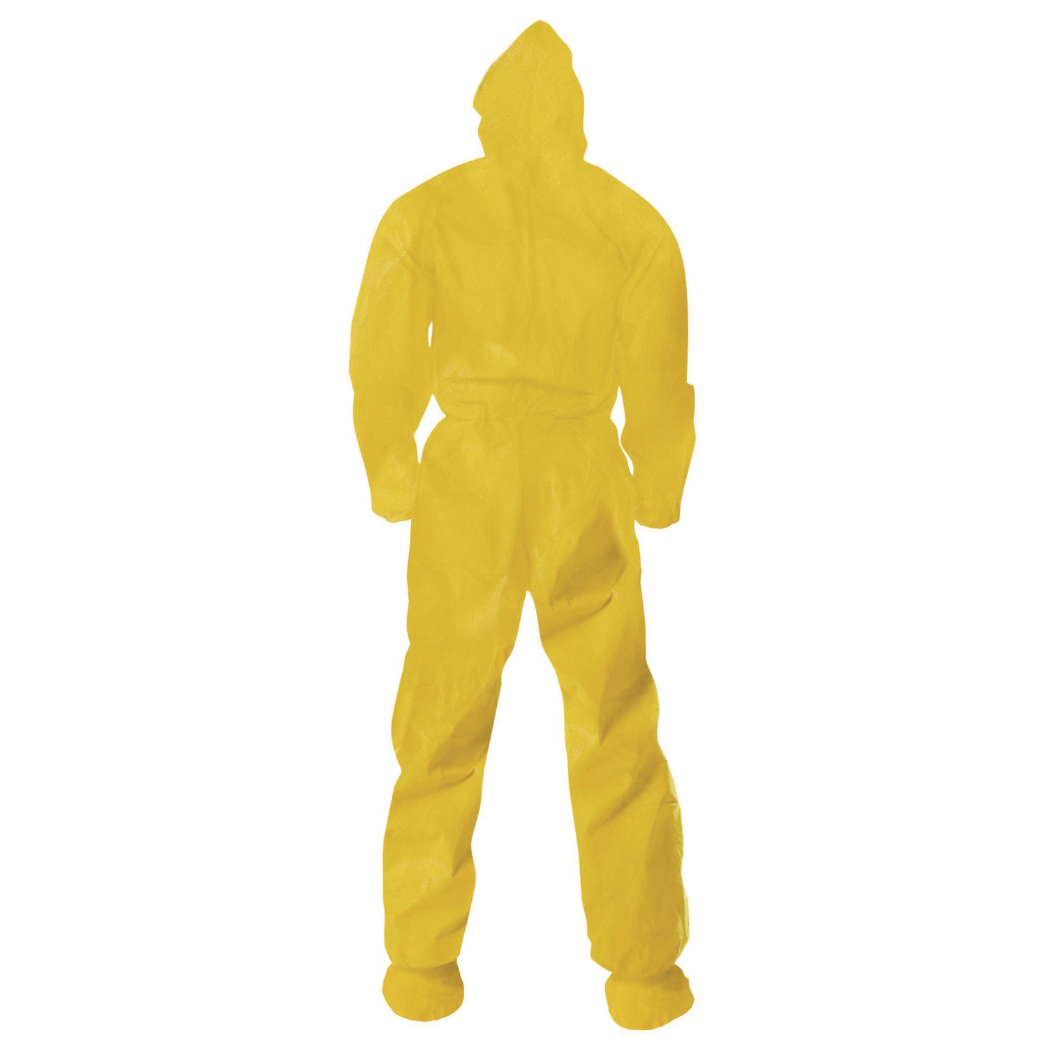 A70 Chemical Spray Protection Coveralls, Medium, Yellow, 12/Carton KleenGuard™ Flipcost