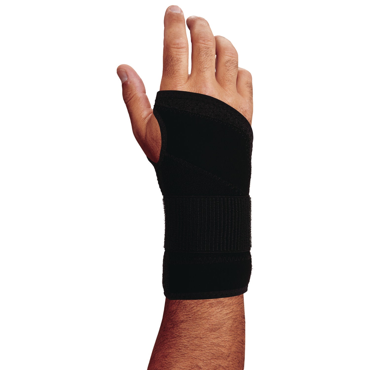 ProFlex 4005 Wrist Brace Support with Single Strap, Small, Fits Right Hand, Black ergodyne® Flipcost