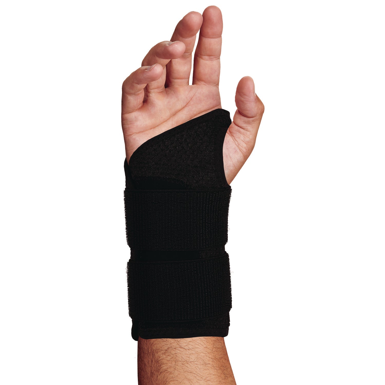 ProFlex 4015 Wrist Brace Support with Double Strap, Small, Fits Right Hand, Black ergodyne® Flipcost