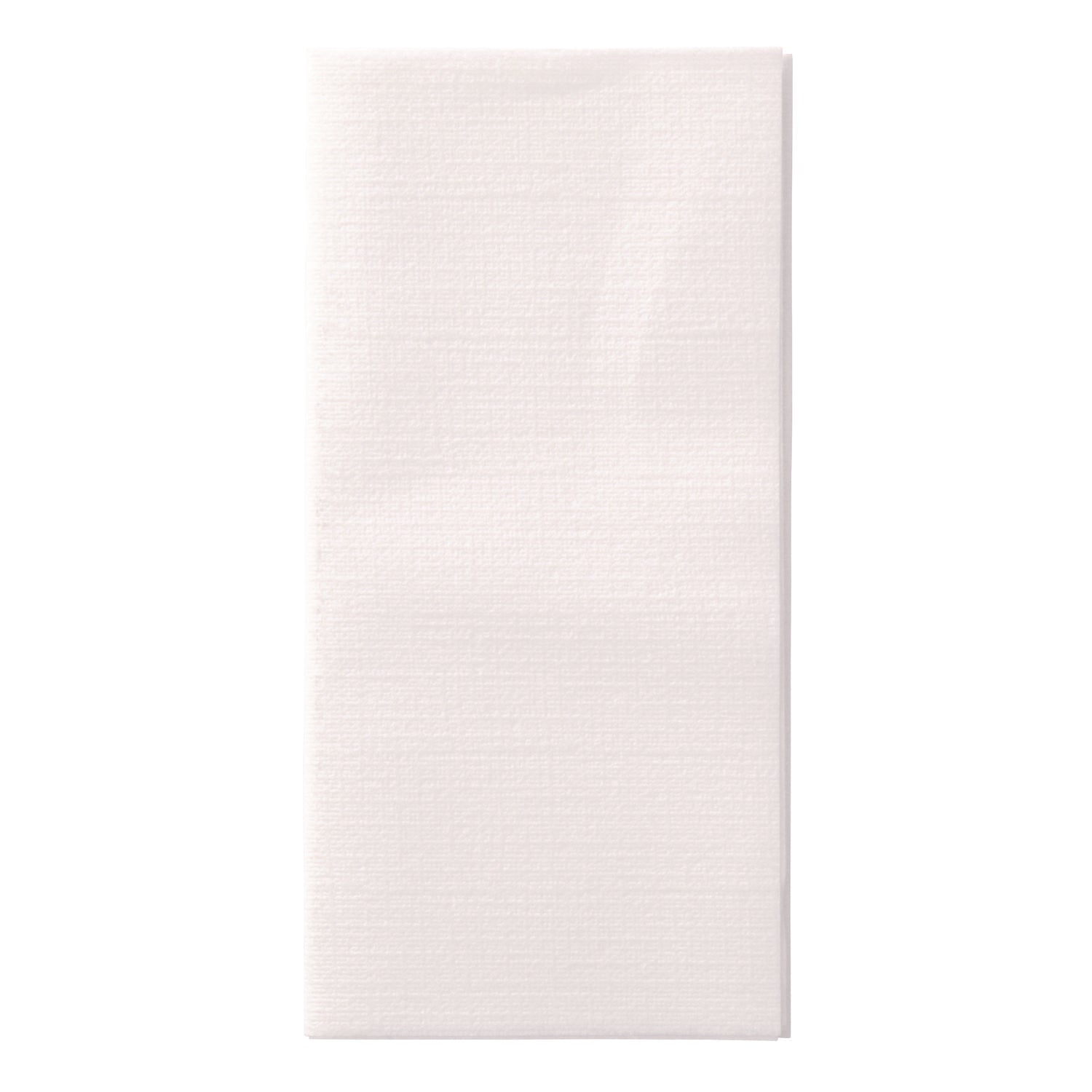 Dinner Napkins, 17 x 17, White, 1/8 Fold, 300/Carton