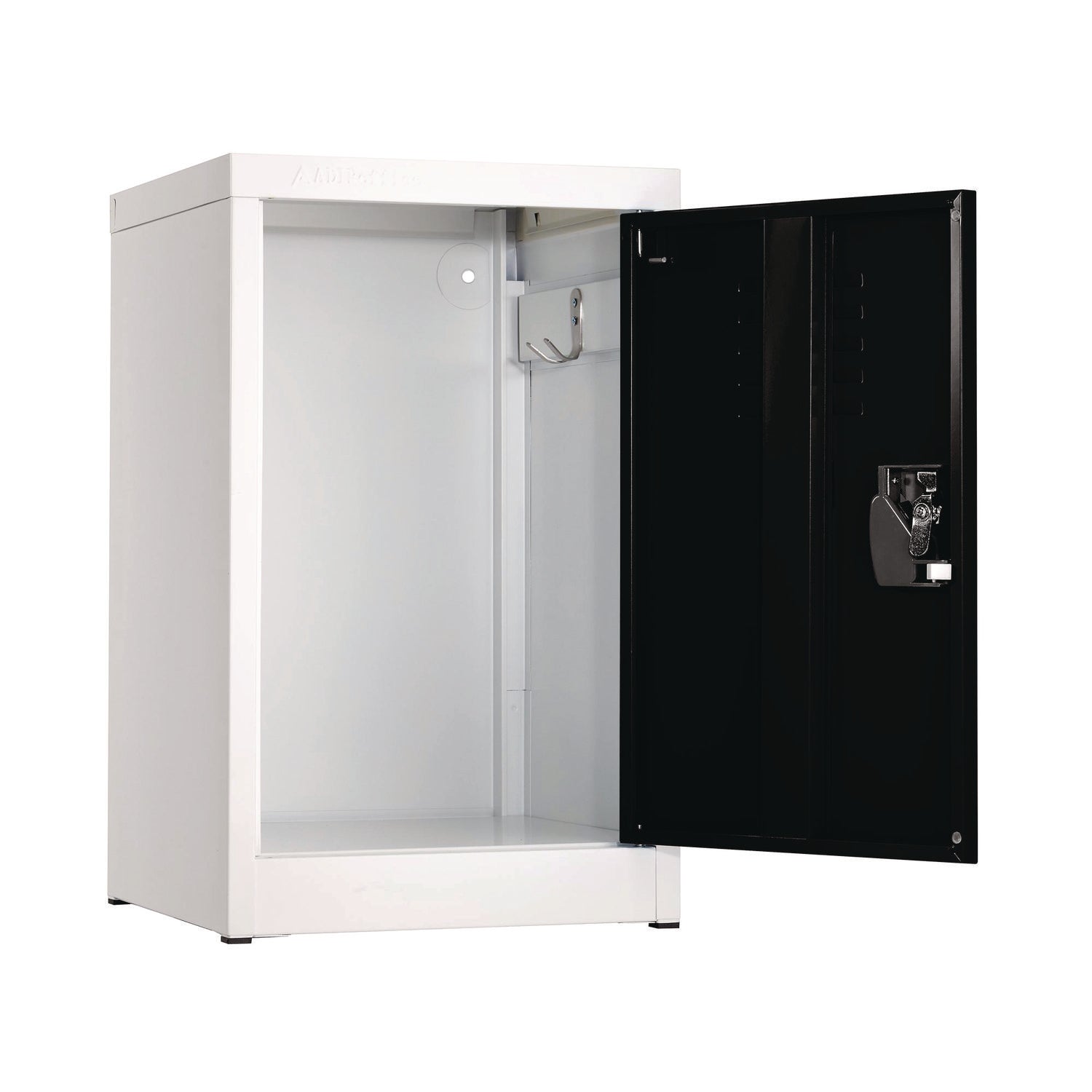 Steel Storage Locker, 1 Compartment, 15 x 15 x 24, Black AdirOffice Flipcost