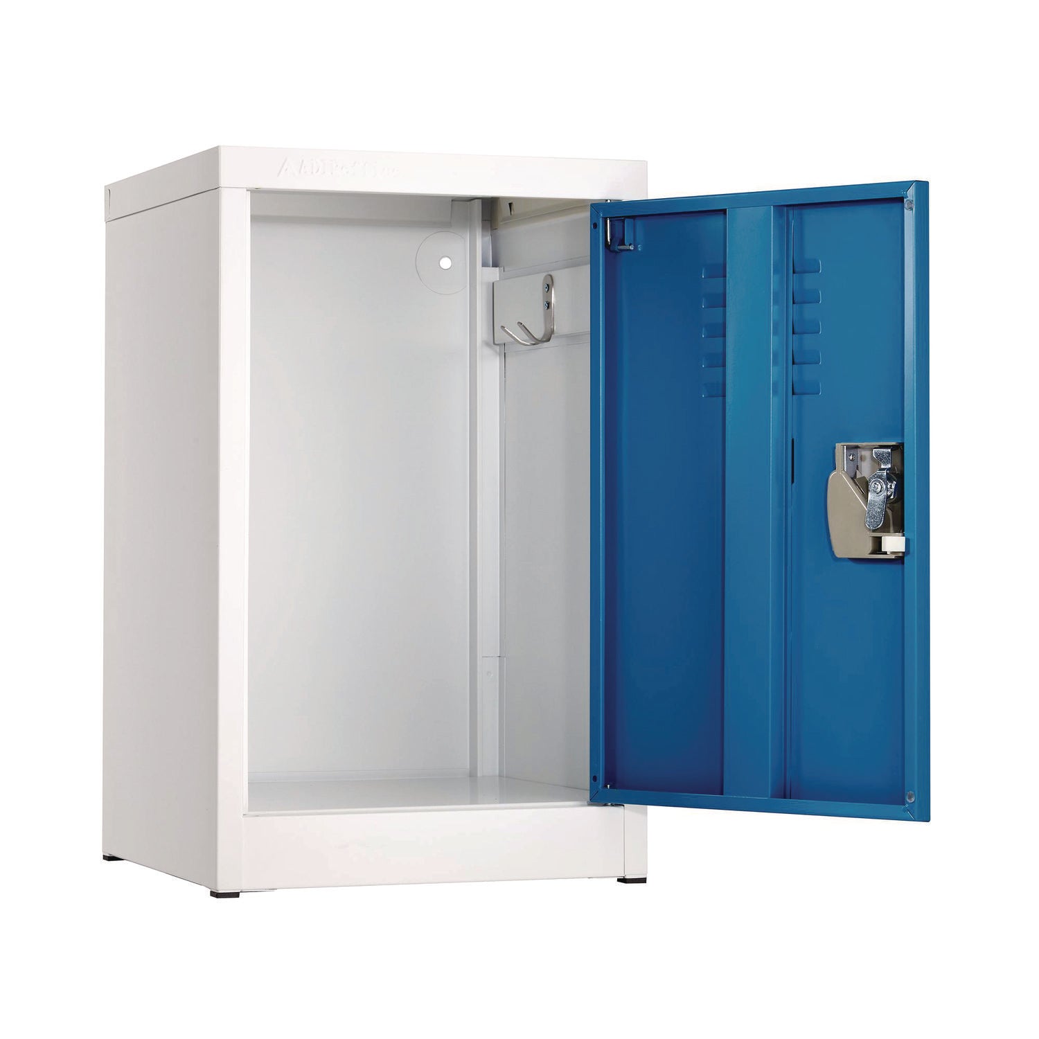 Steel Storage Locker, 1 Compartment, 15 x 15 x 24, Blue AdirOffice Flipcost