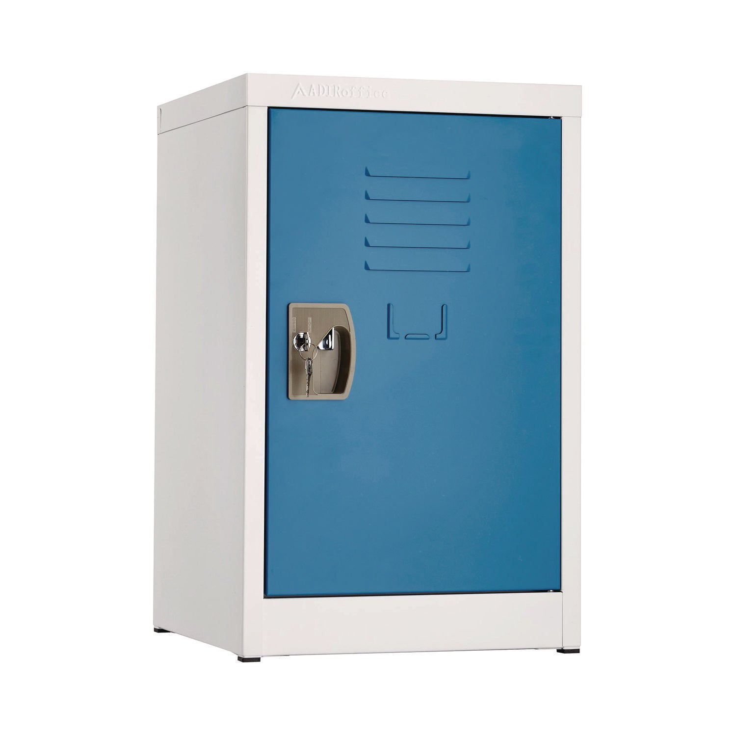 Steel Storage Locker, 1 Compartment, 15 x 15 x 24, Blue