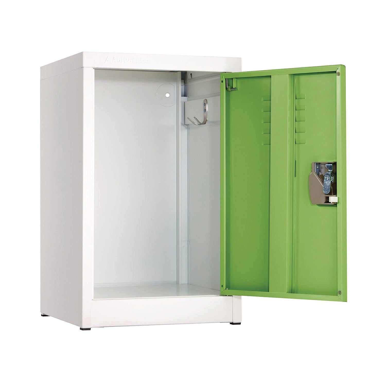 Steel Storage Locker, 1 Compartment, 15 x 15 x 24, Green AdirOffice Flipcost