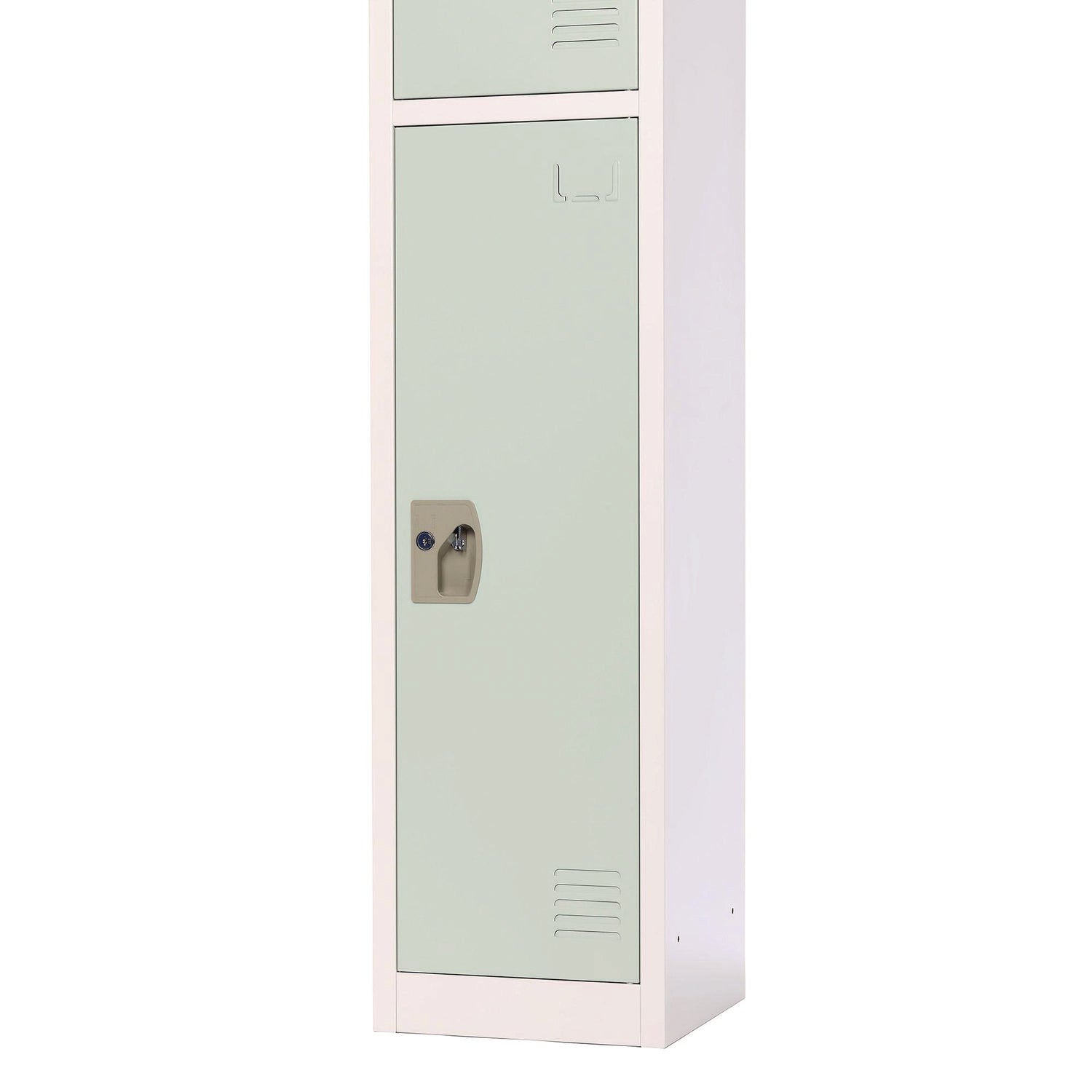 Steel Storage Locker, 1 Compartment, 12 x 12 x 72, Misty Green AdirOffice Flipcost