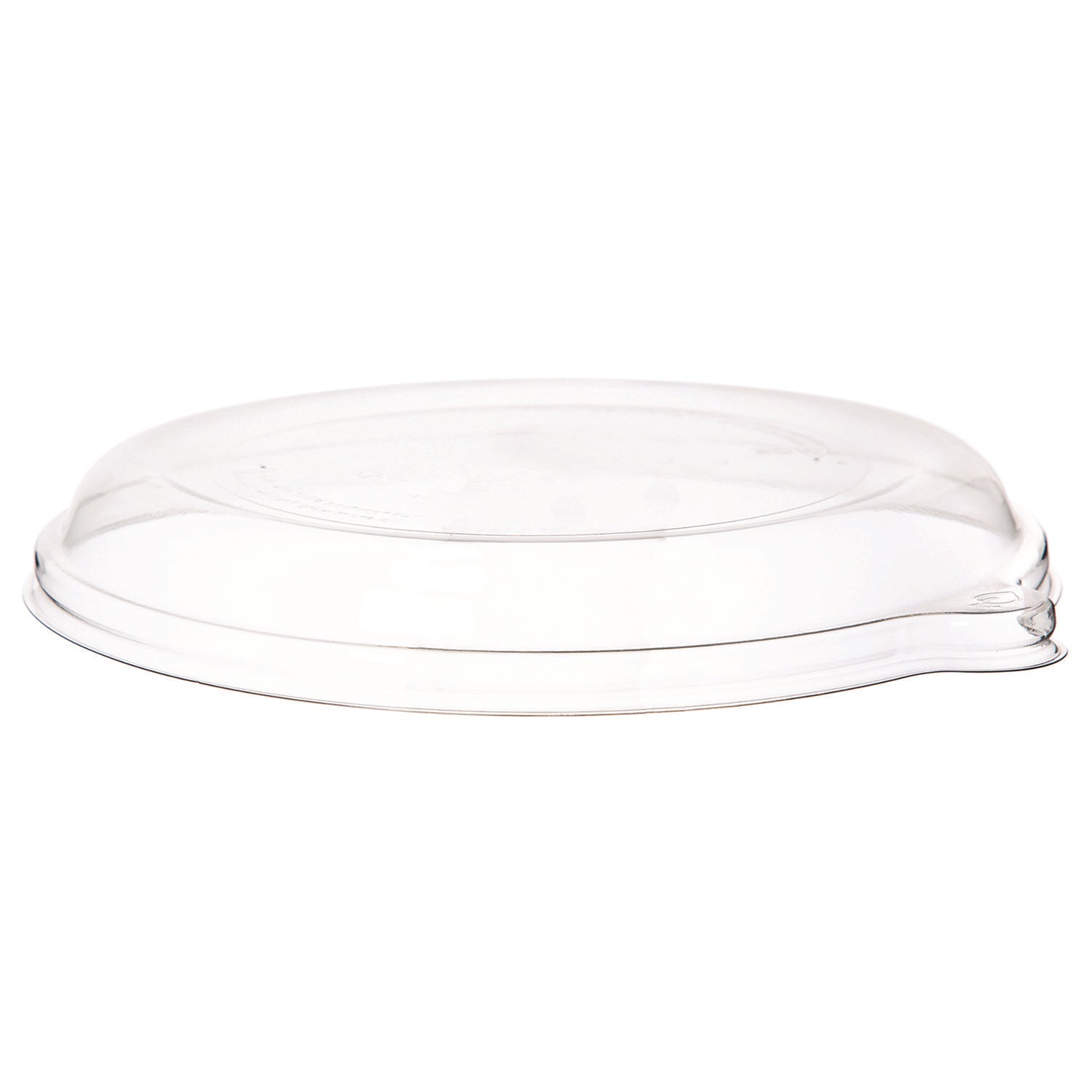 WorldView RPET Lids, Fits 9" Round Shallow Bowls, Clear, 300/Carton