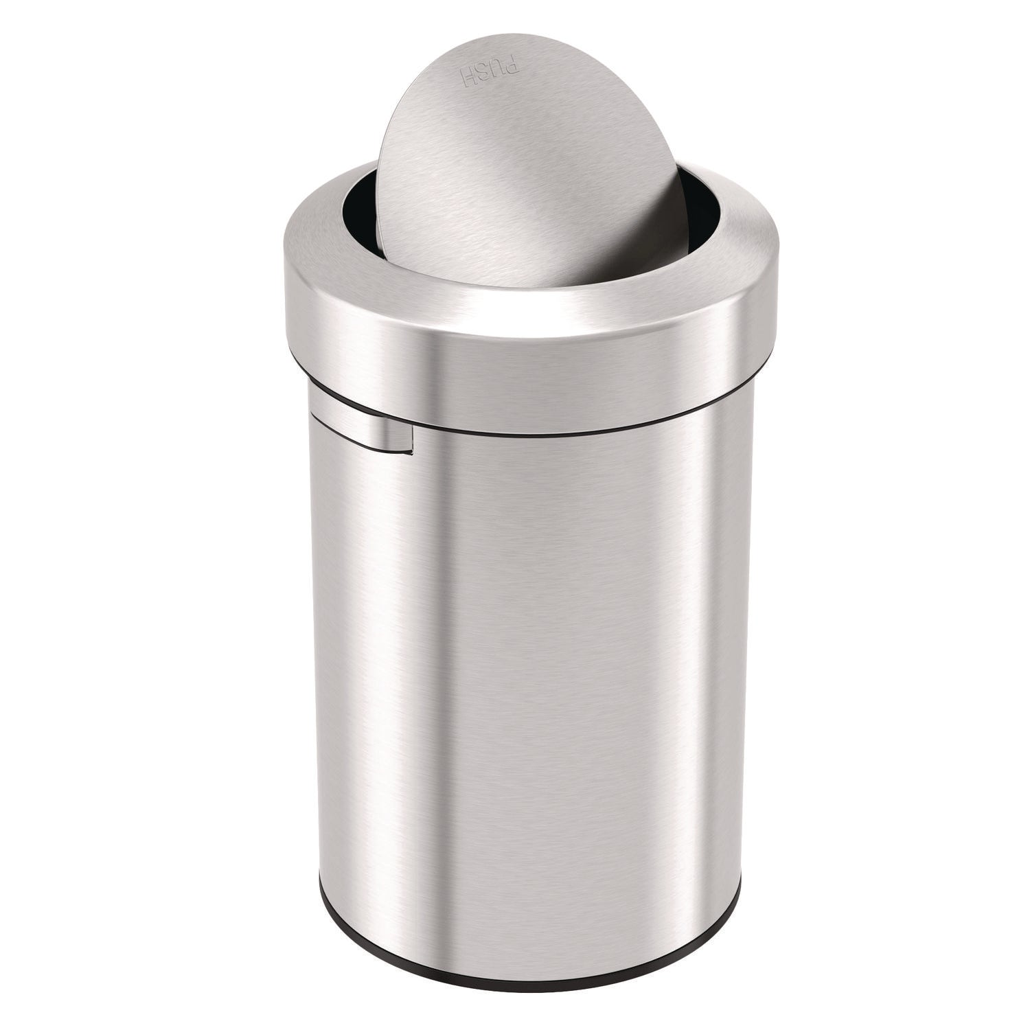 Swing Top Trash Can, 17 gal, Stainless Steel, Silver HLS Commercial® Flipcost