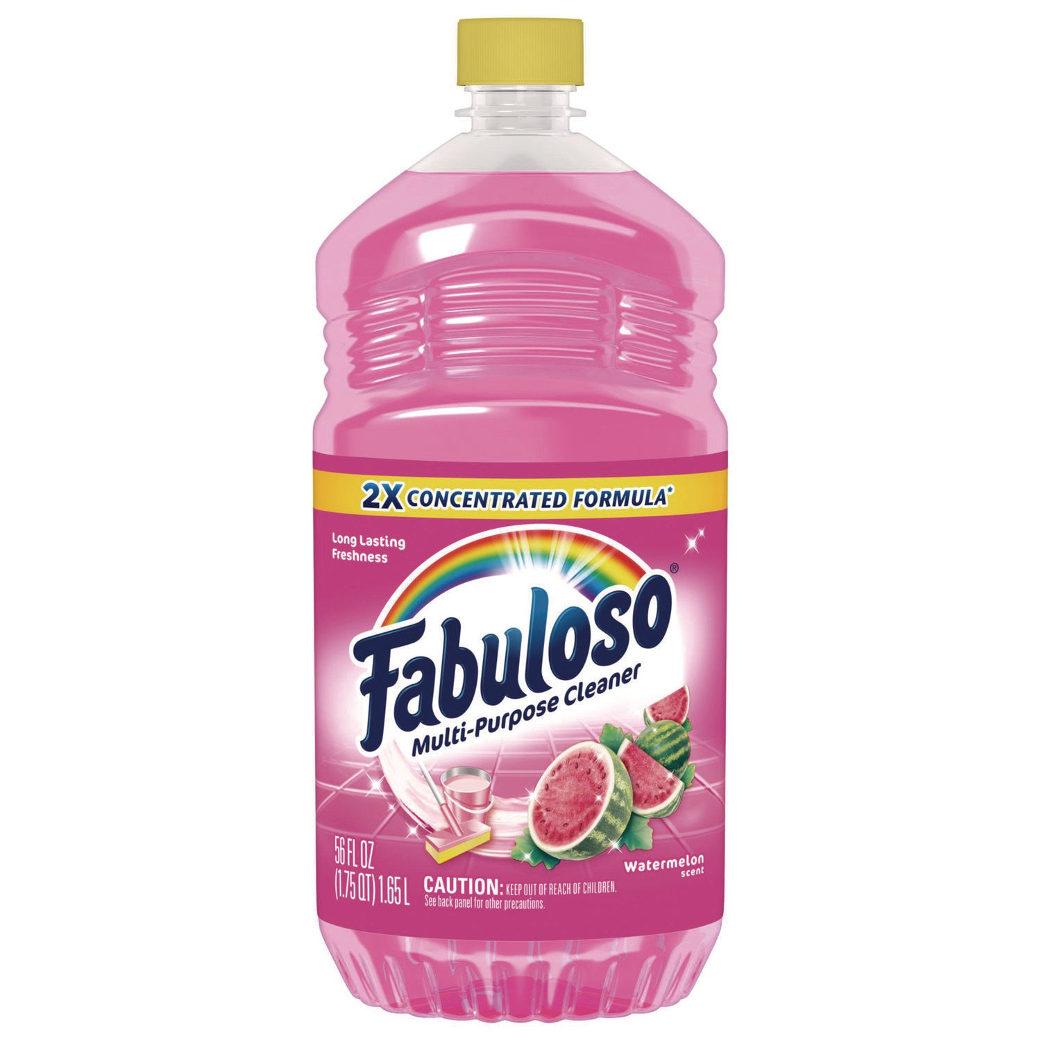 Multi-Use Cleaner, Watermelon Scent, 56 oz Bottle, 6/Carton Fabuloso® Flipcost