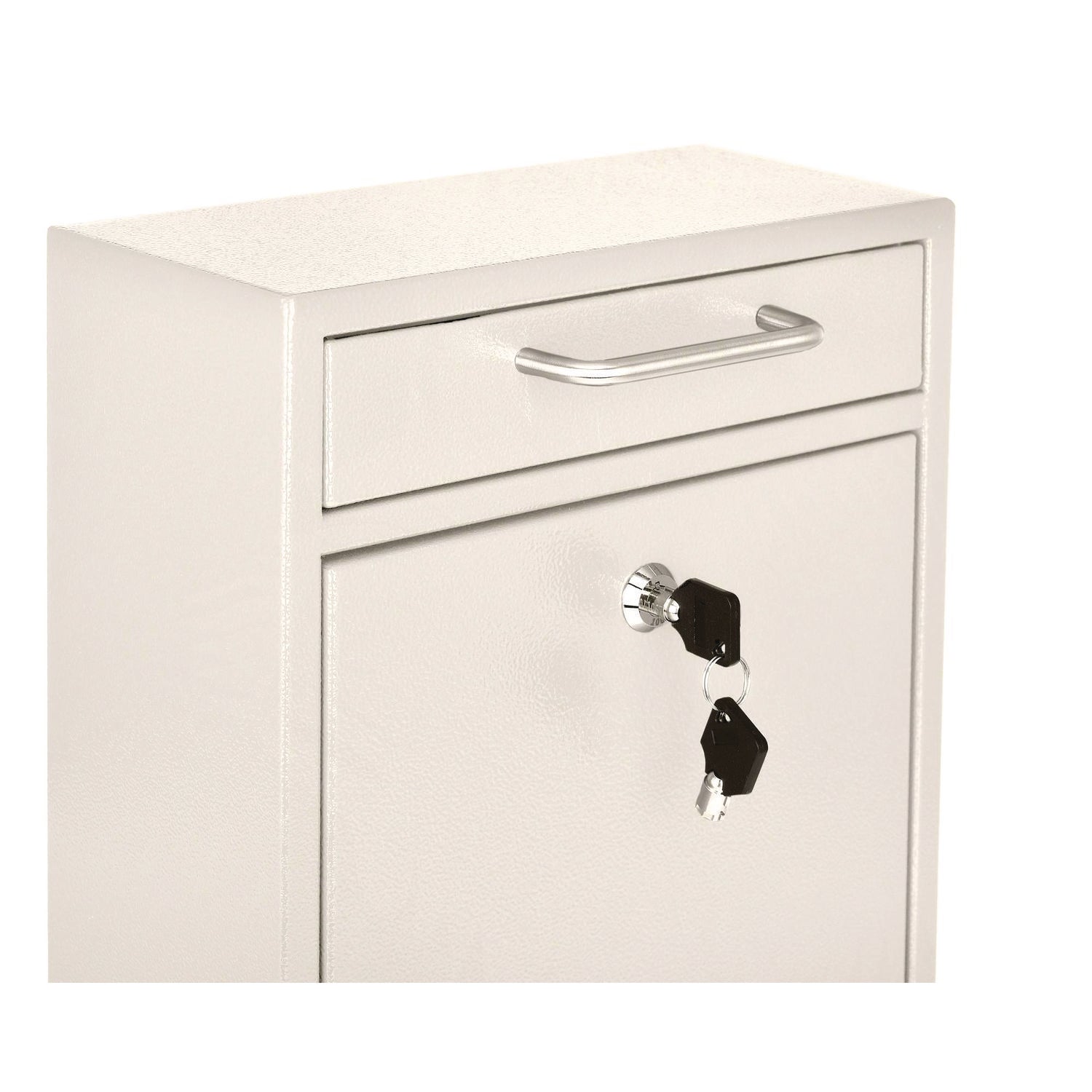 Medium Ultimate Wall Mounted Mail Box, 10.4 x 4.5 x 12, White AdirOffice Flipcost