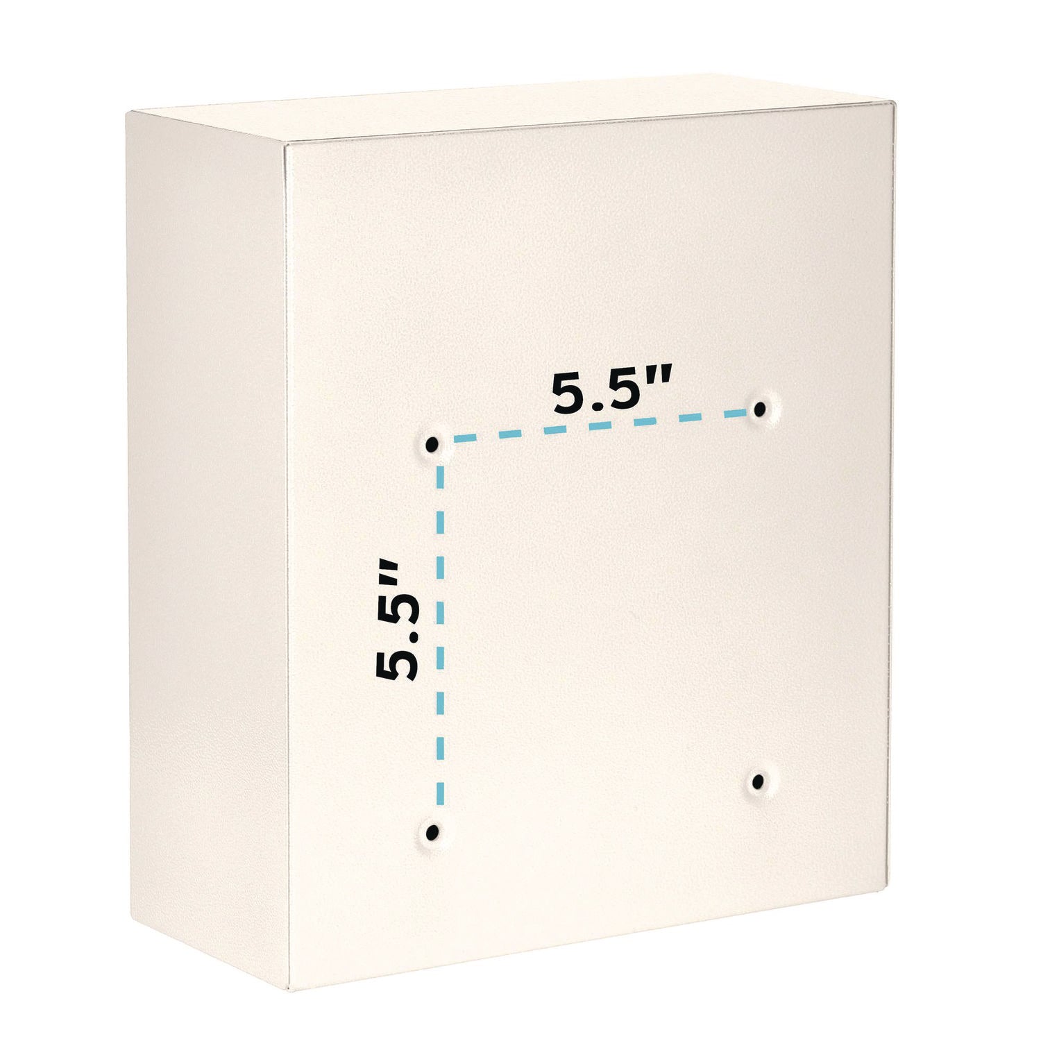 Medium Ultimate Wall Mounted Mail Box, 10.4 x 4.5 x 12, White AdirOffice Flipcost