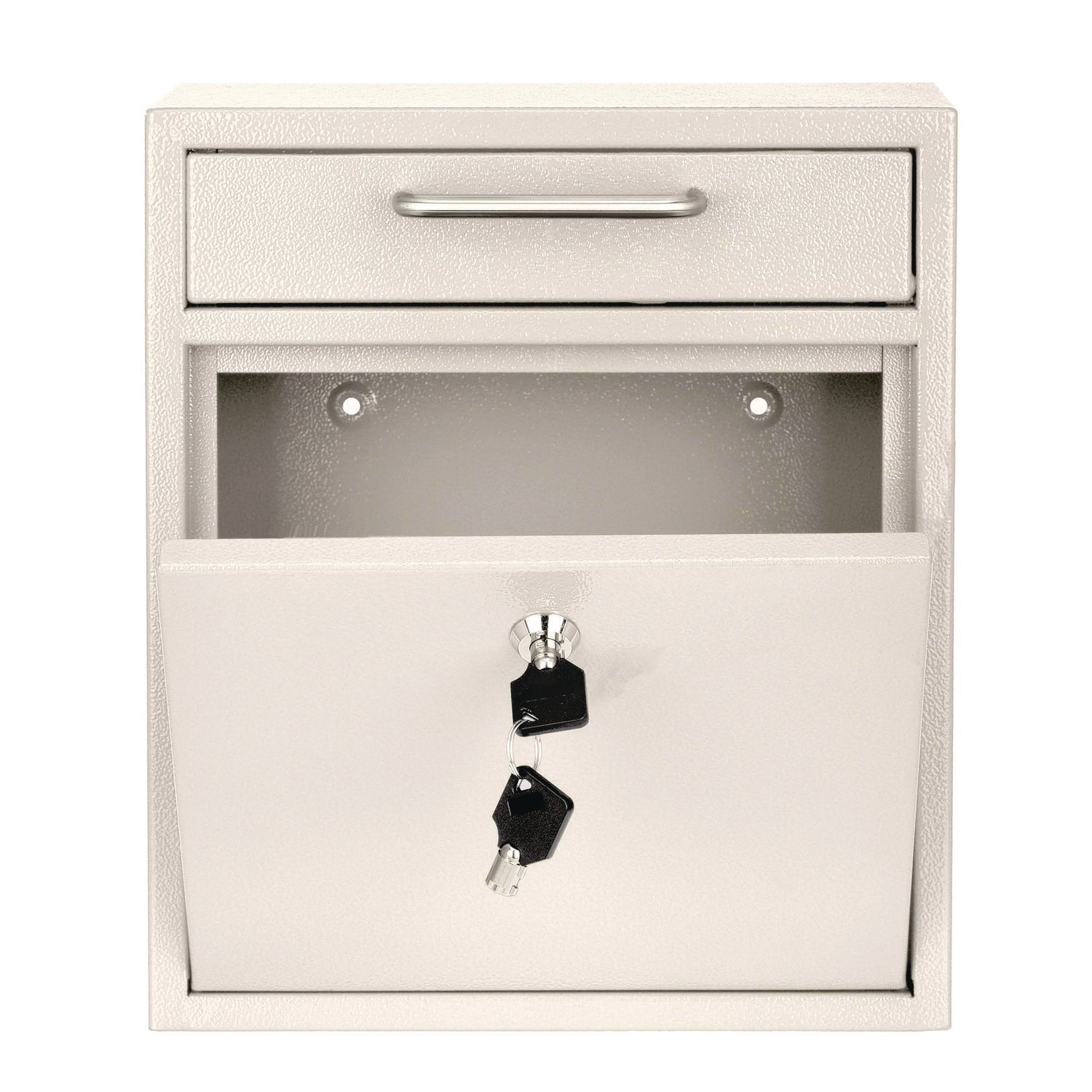 Medium Ultimate Wall Mounted Mail Box, 10.4 x 4.5 x 12, White AdirOffice Flipcost