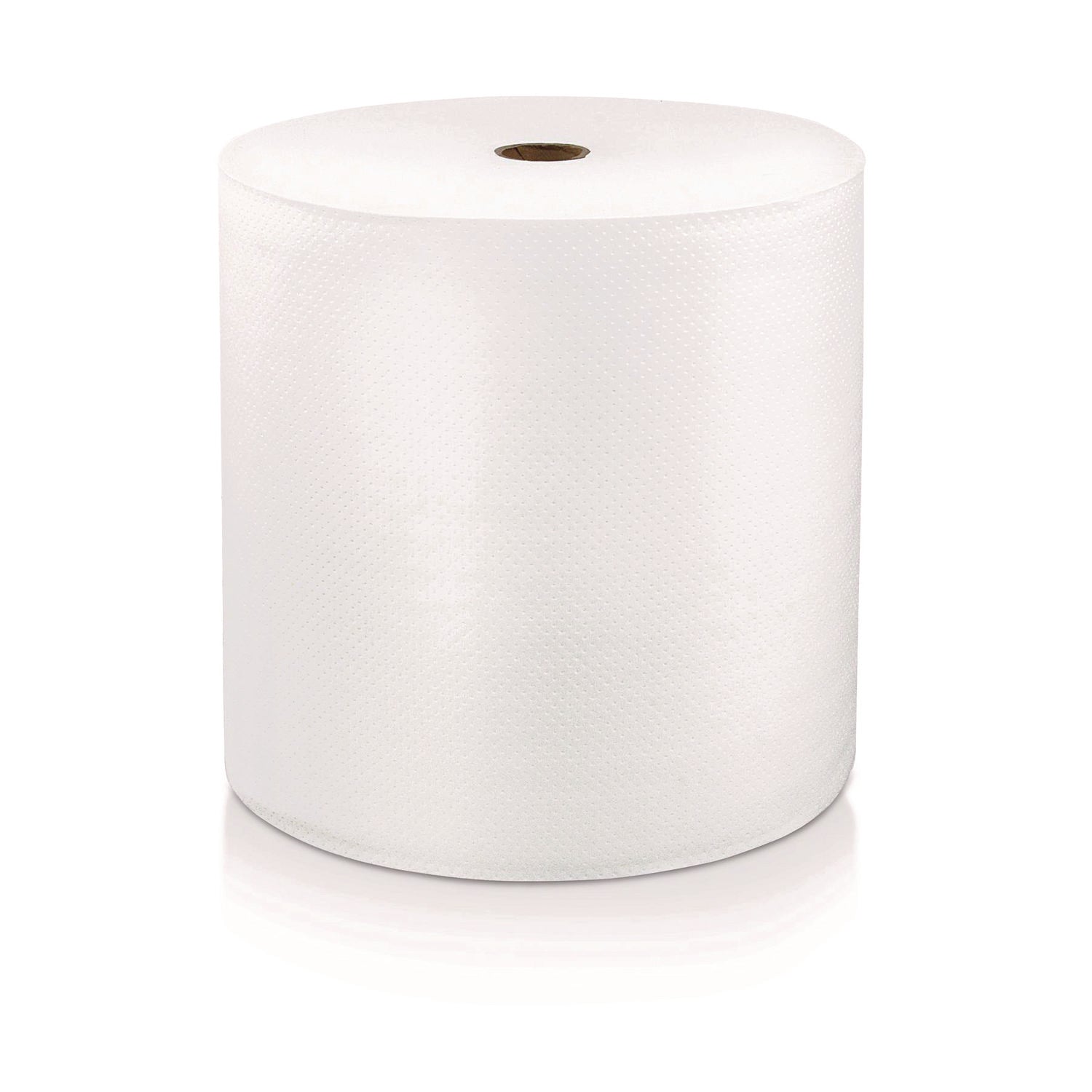 Hard Wound Roll Towel, 1-Ply, 7" x 1,200 ft, White, 6 Rolls/Carton