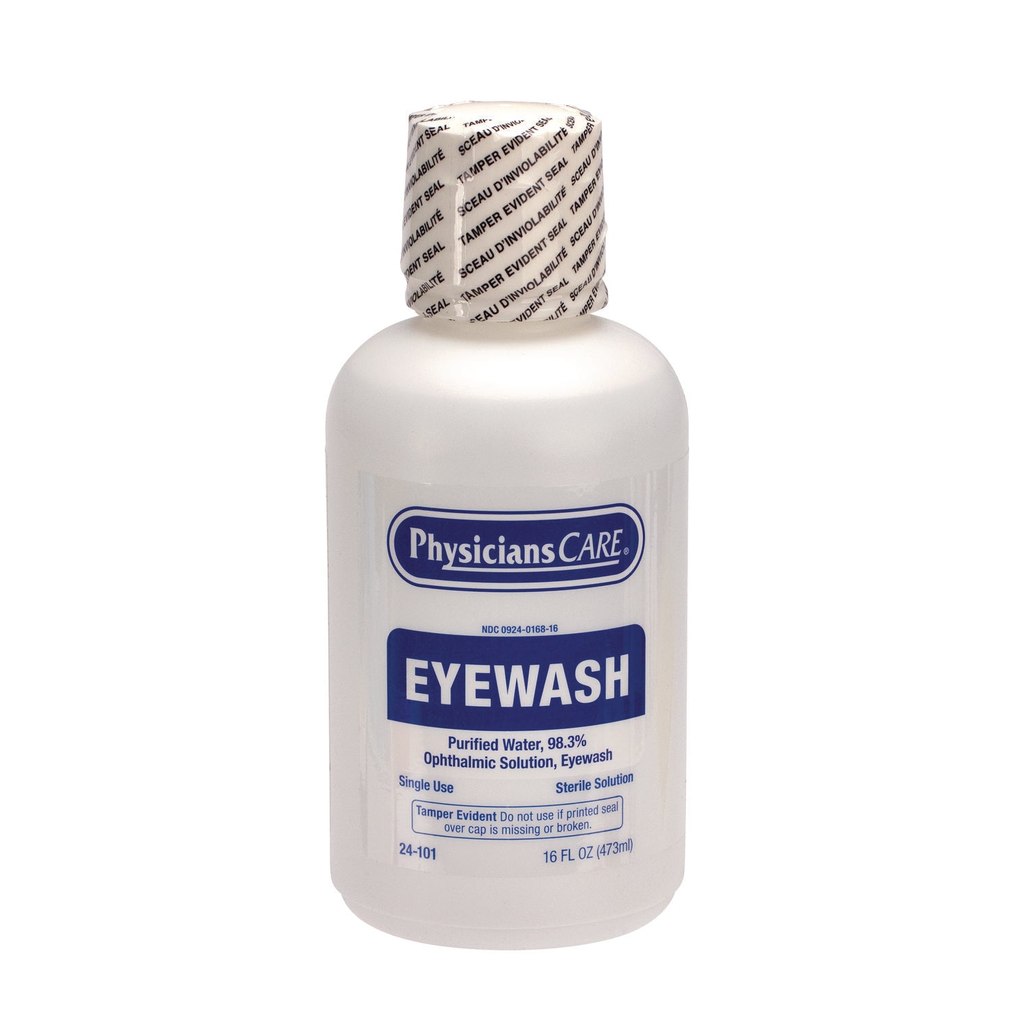 PhysiciansCare® by First Aid Only® Eye Wash, 16 oz Bottle, 12/Carton