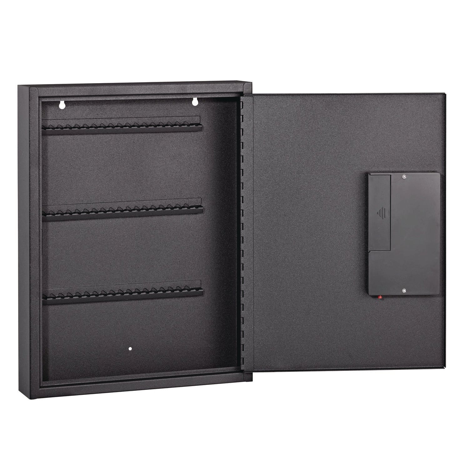 Steel Digital Lock Key Cabinet, 60-Key, 13 x 2.6 x 17, Stainless Steel 304, Black AdirOffice Flipcost