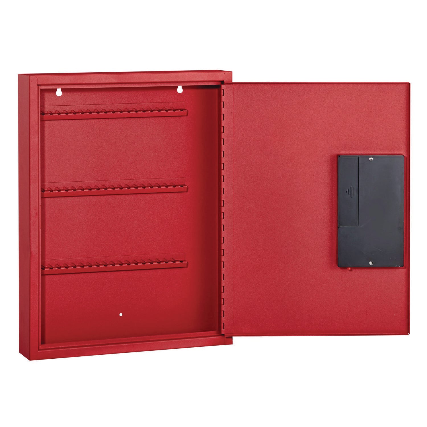 Steel Digital Lock Key Cabinet, 60-Key, 13 x 2.6 x 17, Stainless Steel 304, Red AdirOffice Flipcost