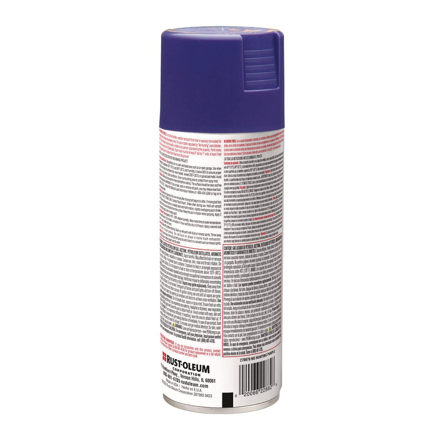 Specialty No Hunting Purple Spray Paint, Flat Purple, 12 oz Aerosol Can Rust-Oleum® Flipcost