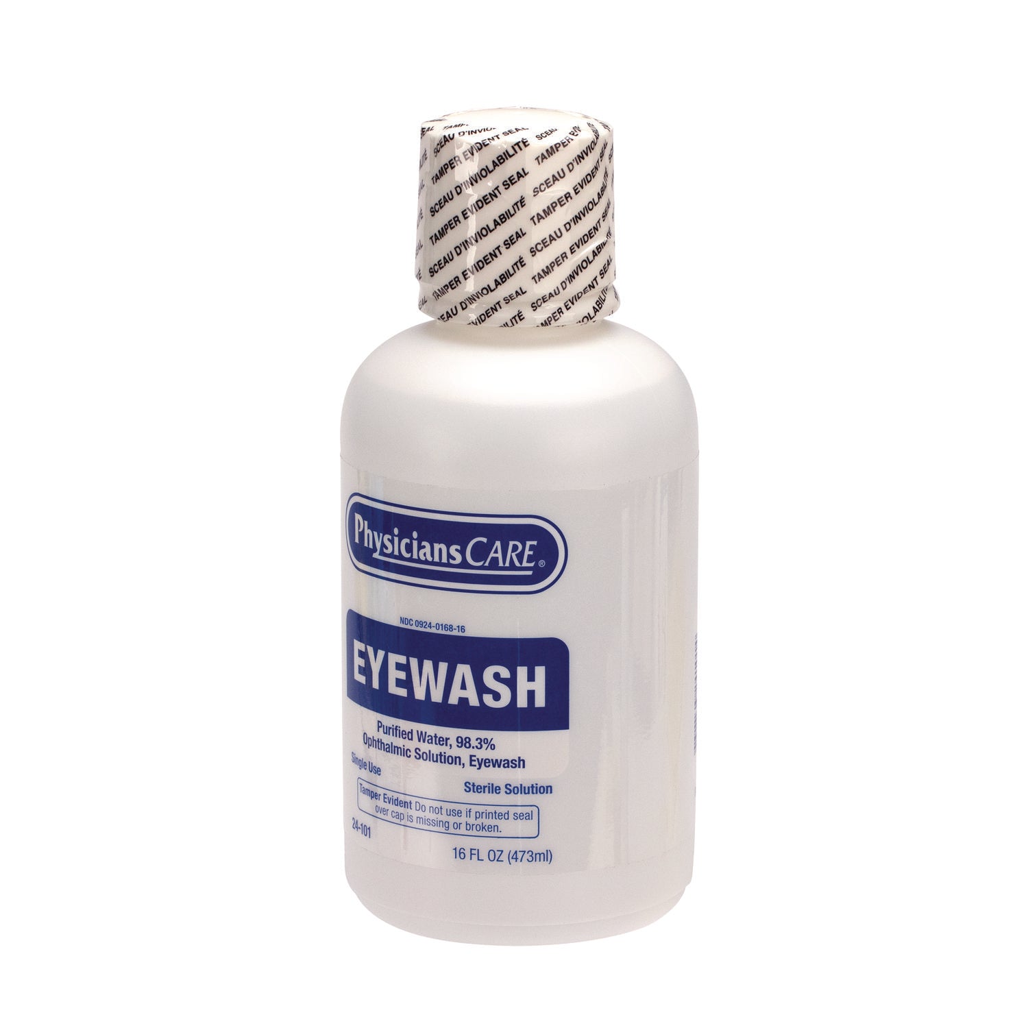 PhysiciansCare® by First Aid Only® Eye Wash, 16 oz Bottle, 12/Carton