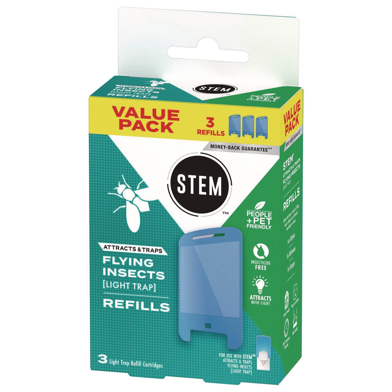 STEM Light Trap Refills, 3 Refills/Pack, 8 Packs/Carton SC Johnson® Flipcost