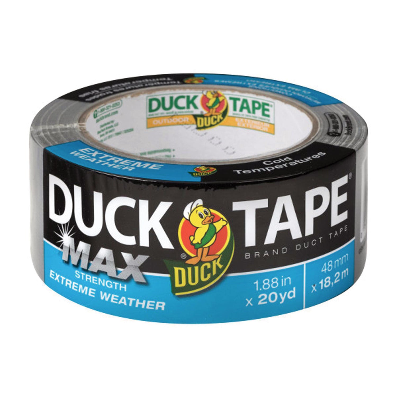 Duck® Max Strength Extreme Weather Duct Tape, 1.88" x 20 yds, Silver