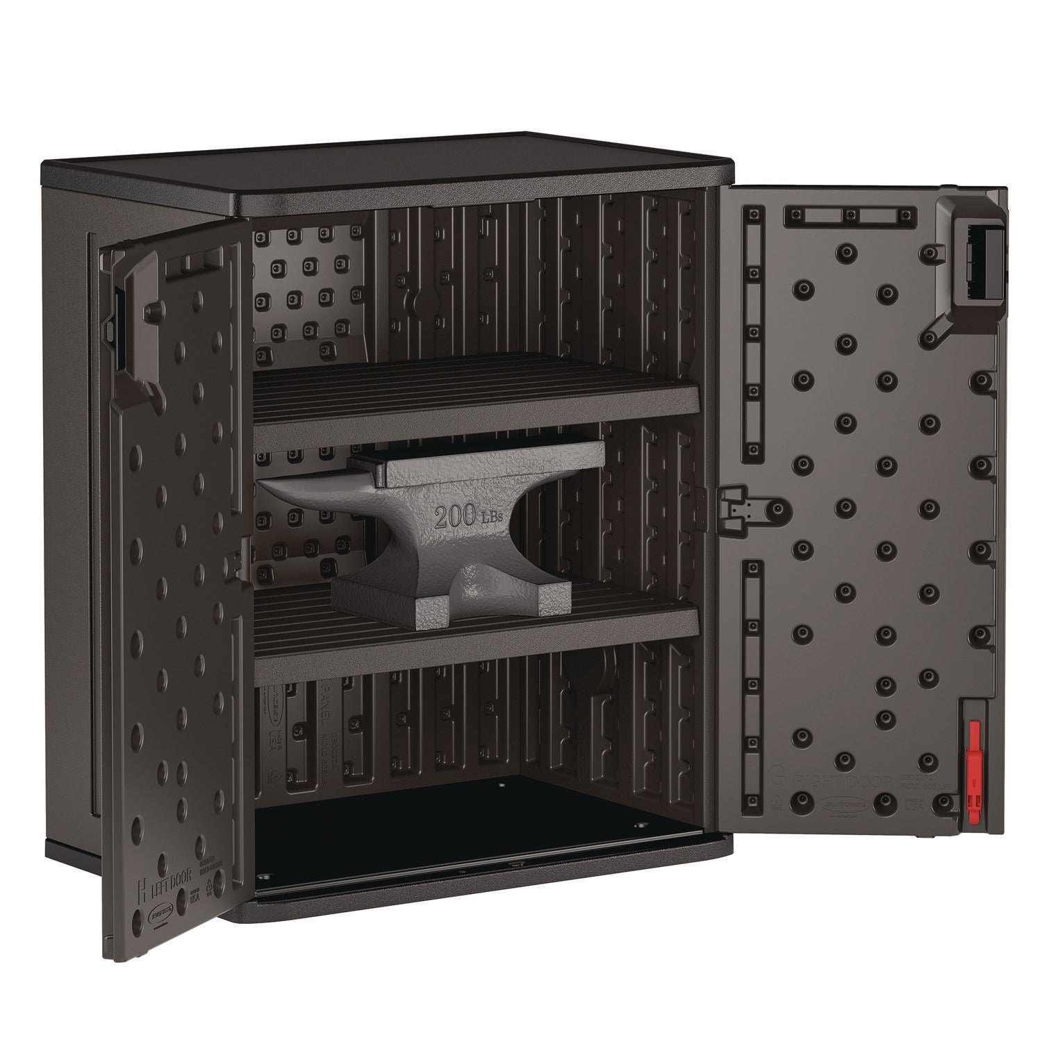 Base Storage Cabinet, 30 x 20.25 x 36, Gray Suncast Commercial® Flipcost