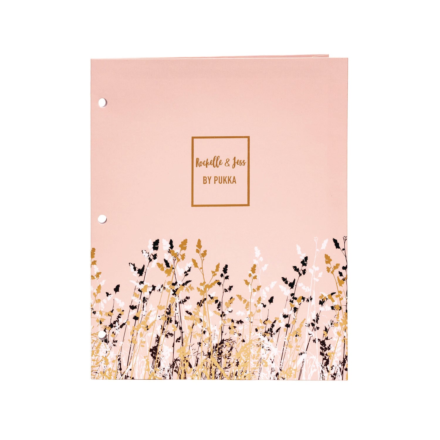 Two-Pocket Portfolio Folder, 1" Capacity, 9.6 x 11.9, Assorted Floral, 6/Pack PUKKA PAD® Flipcost