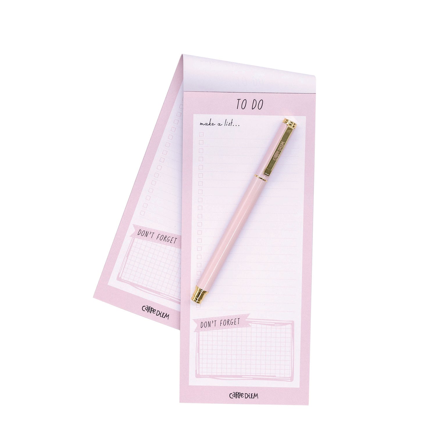 Magnetic To Do List, Unruled, 60 Pink/White 3.5 x 8.5 Sheets, 6/Pack PUKKA PAD® Flipcost