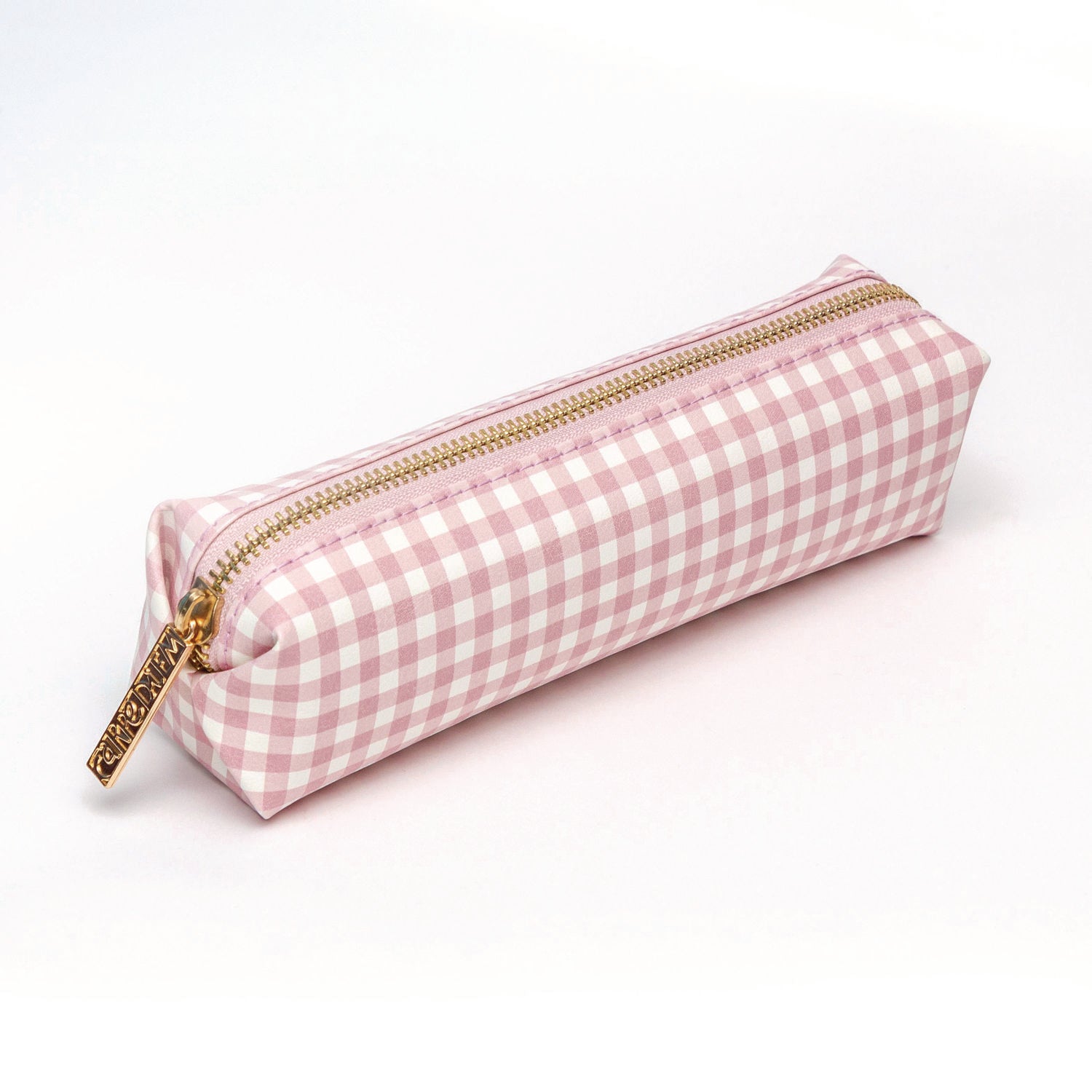 Pencil Case, 7.9 x 2 x 2, Pink and White Check, 6/Pack PUKKA PAD® Flipcost