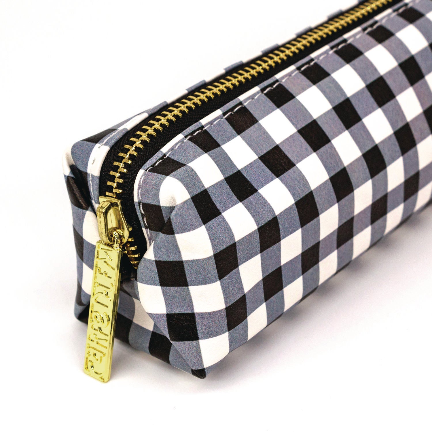 Pencil Case, 7.9 x 2 x 2, Black and White Check, 6/Pack PUKKA PAD® Flipcost